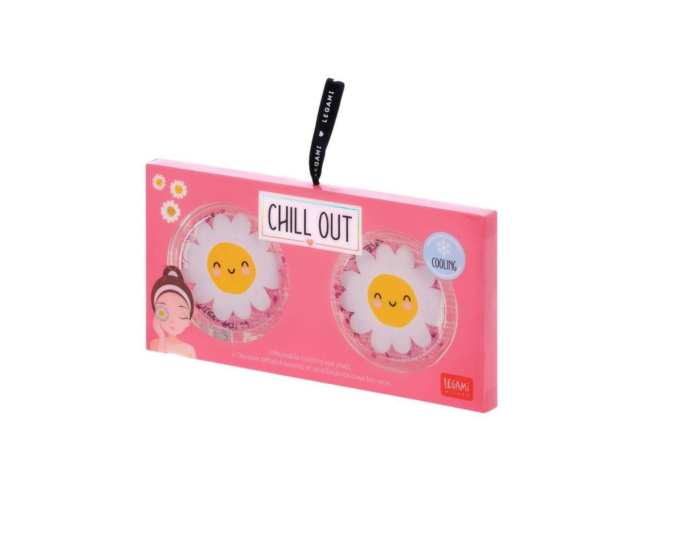 Legami Kindertattoo Erfrischende Augenpads - Chill Out Daisy