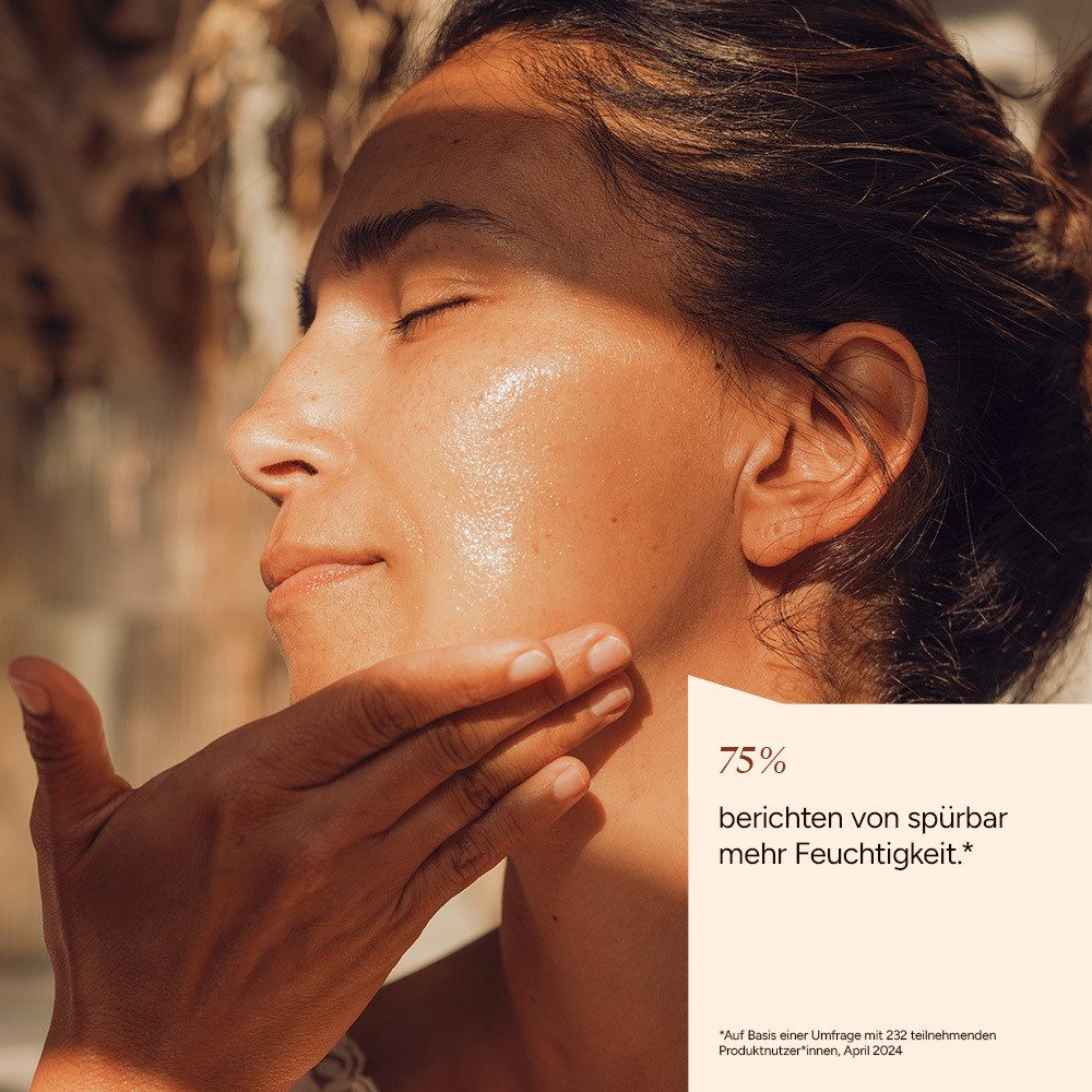 JUNGLÜCK Gesichtsserum Hyaluron Konzentrat - Well Aging mit Bio Aloe Vera, 1-tlg., Spendet intensiv und lang anhaltend Feuchtigkeit