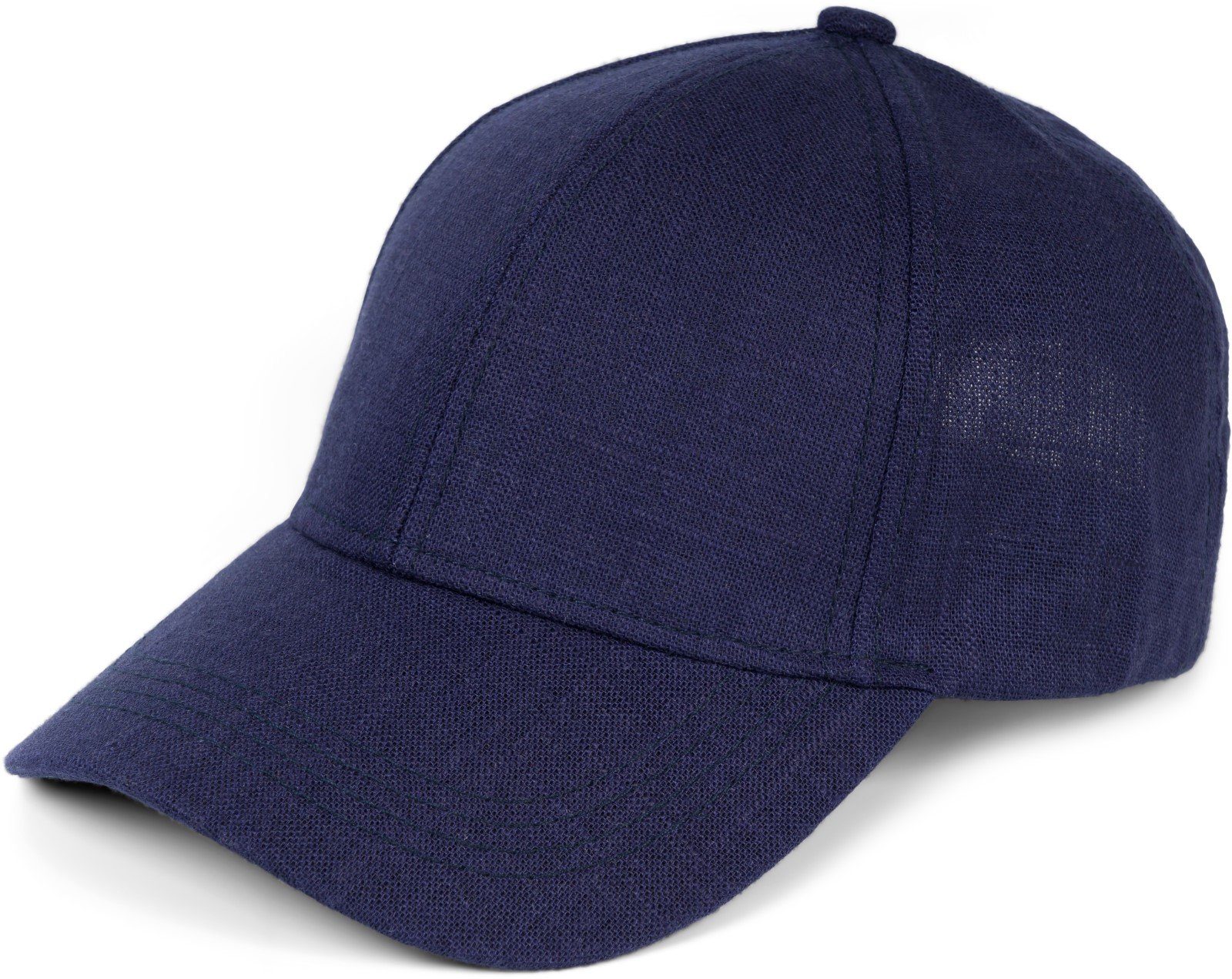 styleBREAKER Baseball Cap (1-St) Leinen Baseball Cap