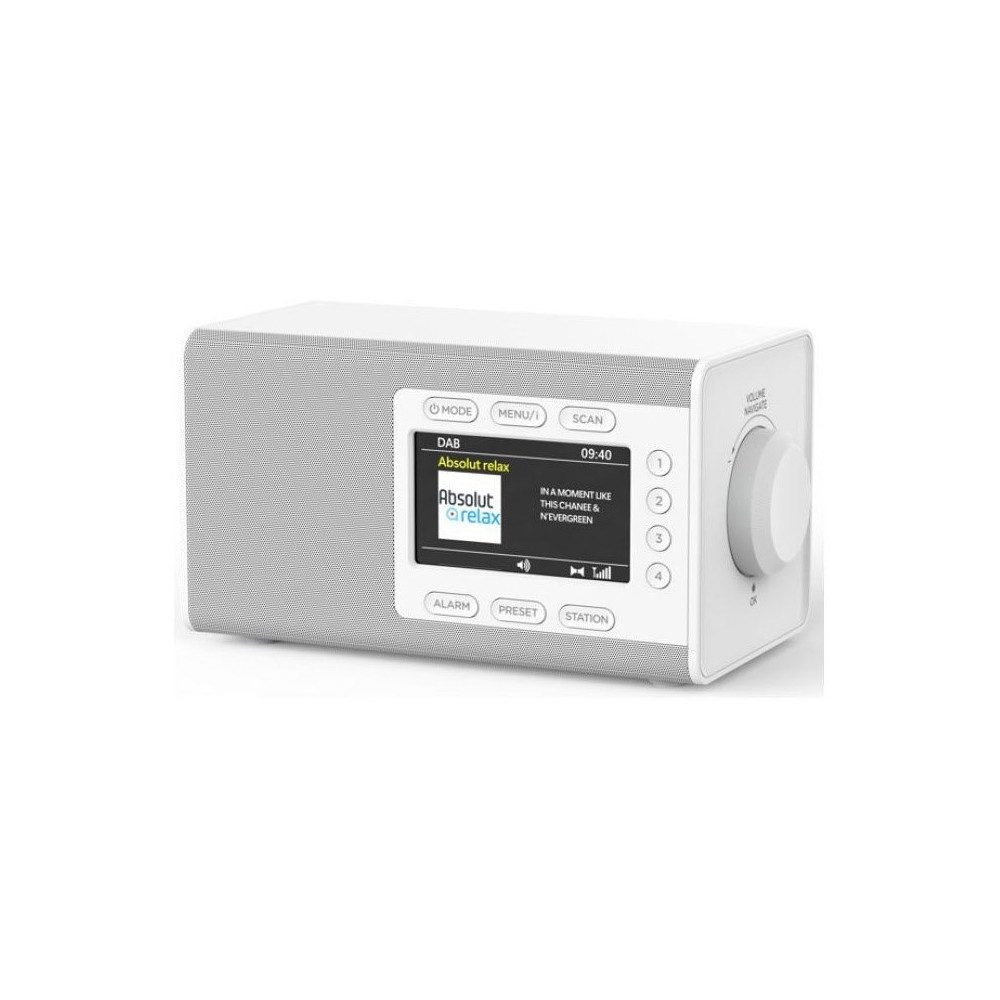 Soundmaster Soundmaster DAB900WE DAB Radioempfänger - Digitalradio. Radio (Tuner für UKW/DAB+, Hochwertiger DAB+ Empfang)