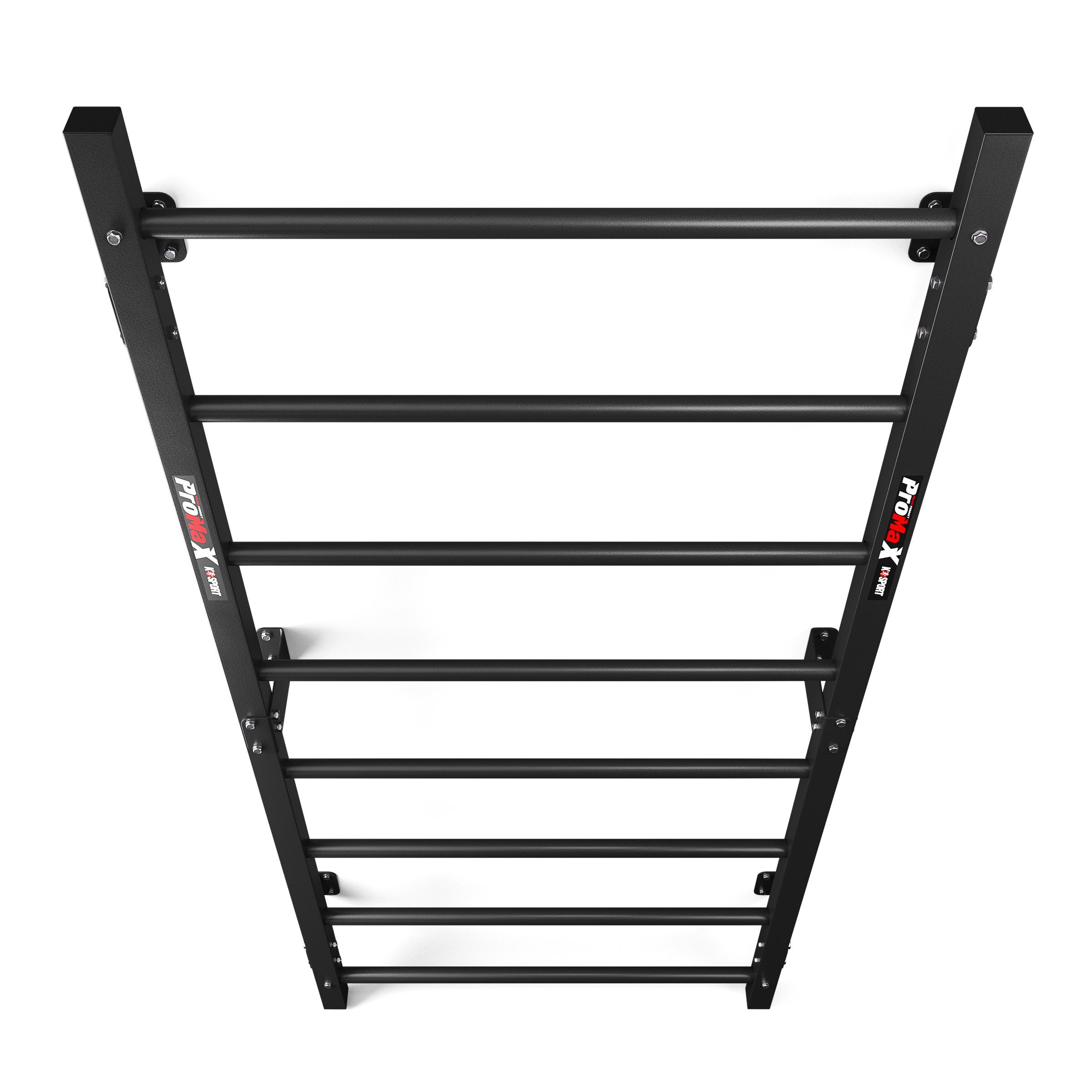 K-SPORT Kraftstation Sprossenwand mit 8 Sprossen, (Kletterwand zur Wandmontage, Hangelleiter zur Deckenmontage), Made in EU!