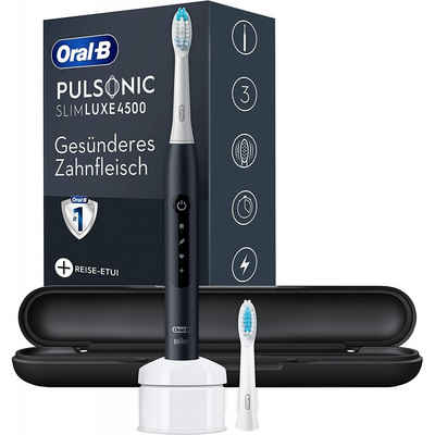 Oral-B Schallzahnbürste Pulsonic Slim Luxe 4500 Reise-Edition Elektrische Zahnbürste black