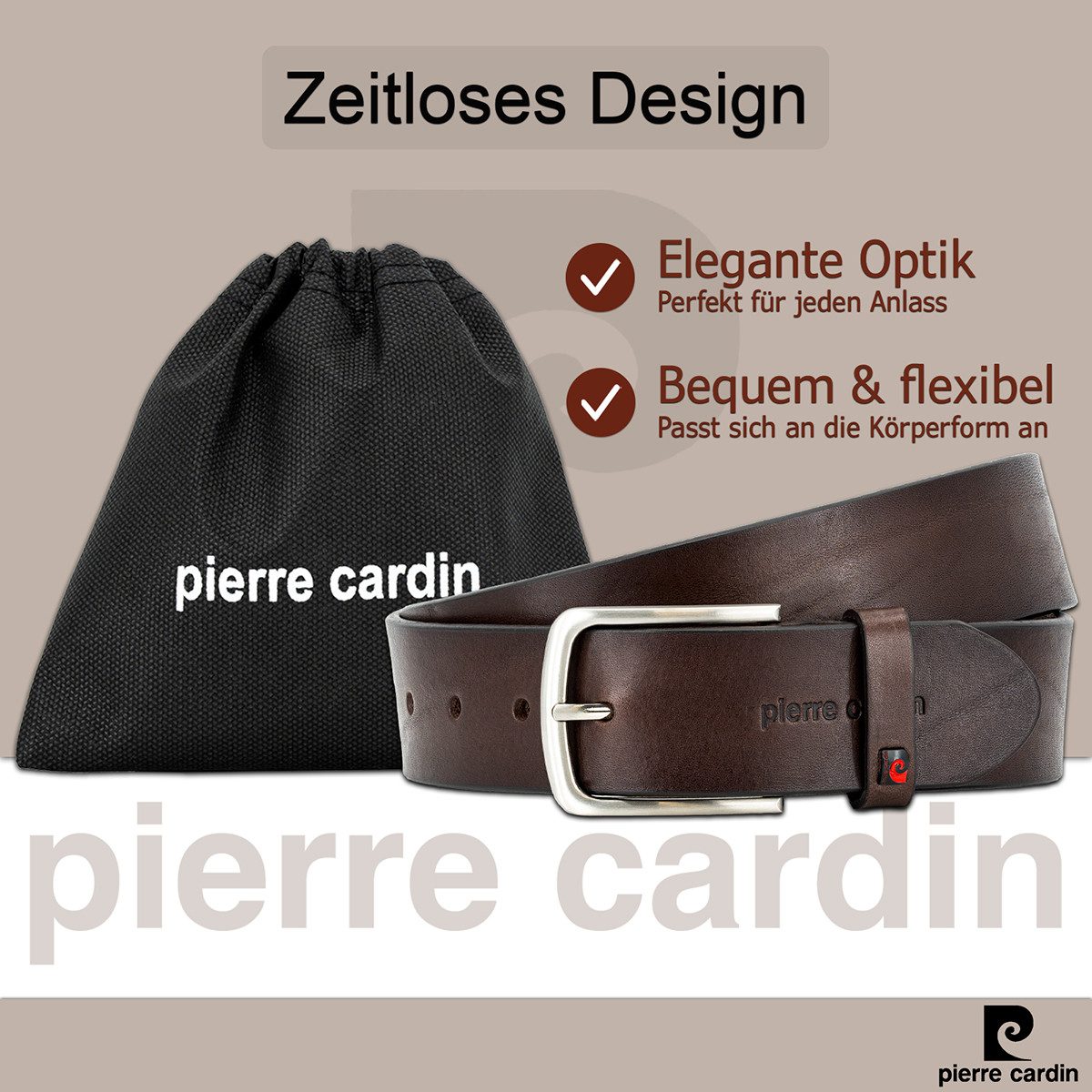 Pierre Cardin Ledergürtel