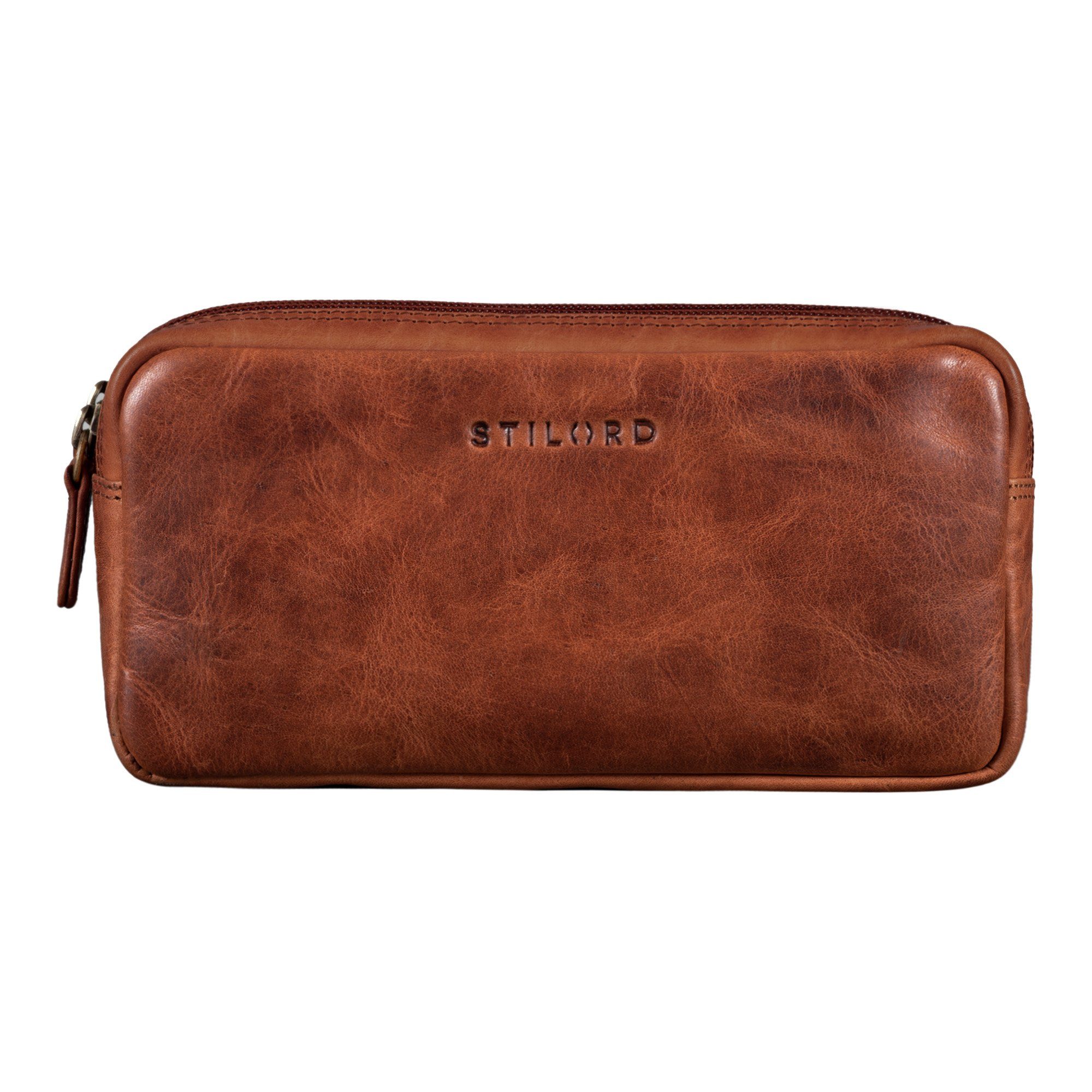 Leder STILORD cognac kara - Federmäppchen Etui "Eddie"