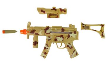 LEAN Toys Wasserpistole Maschinengewehr Militär Groß Taschenlampe Spielzeug Lichter Sound Gun