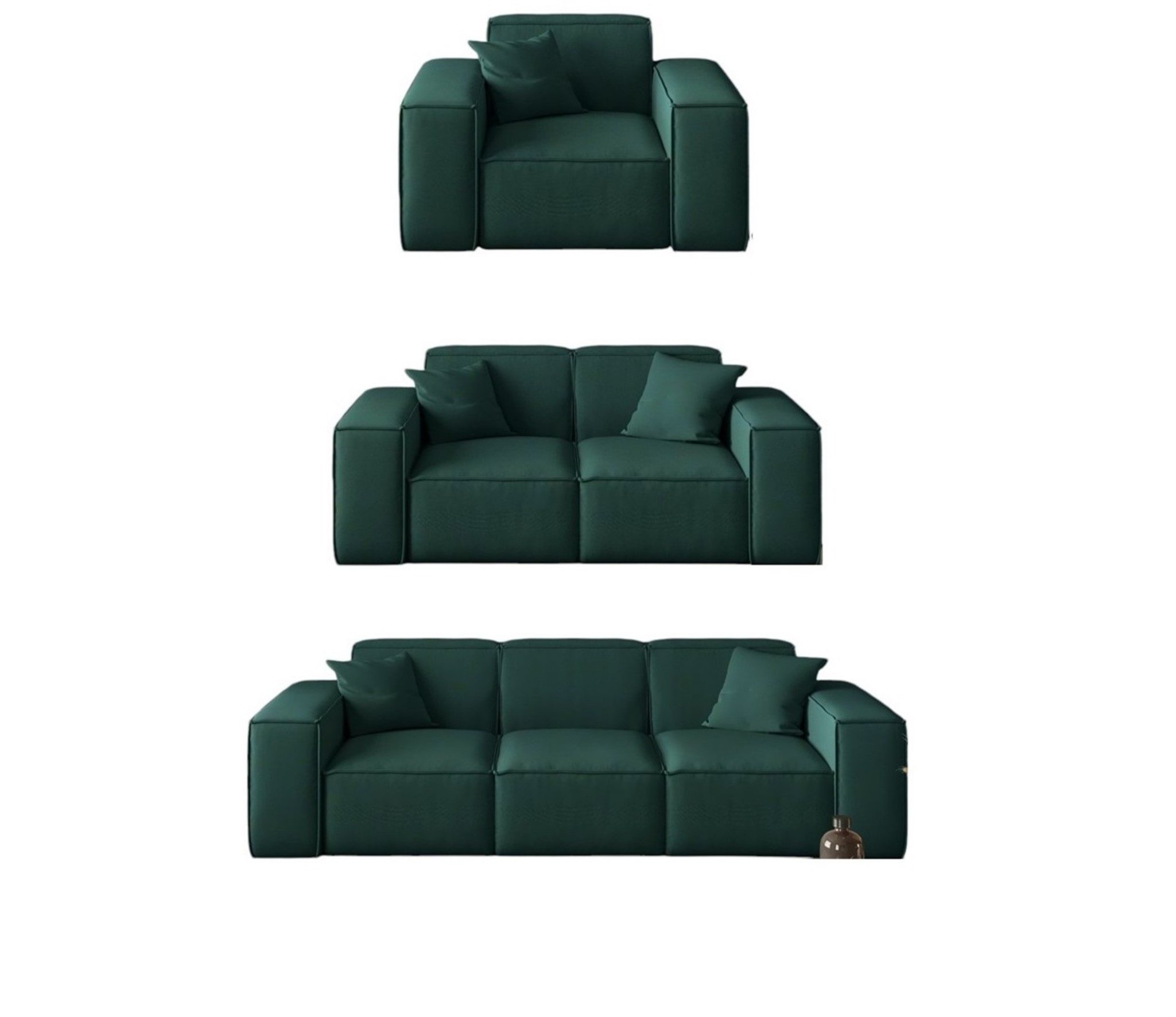 Fun Möbel Polstergarnitur Sofaset Designersofa CELES günstig online kaufen