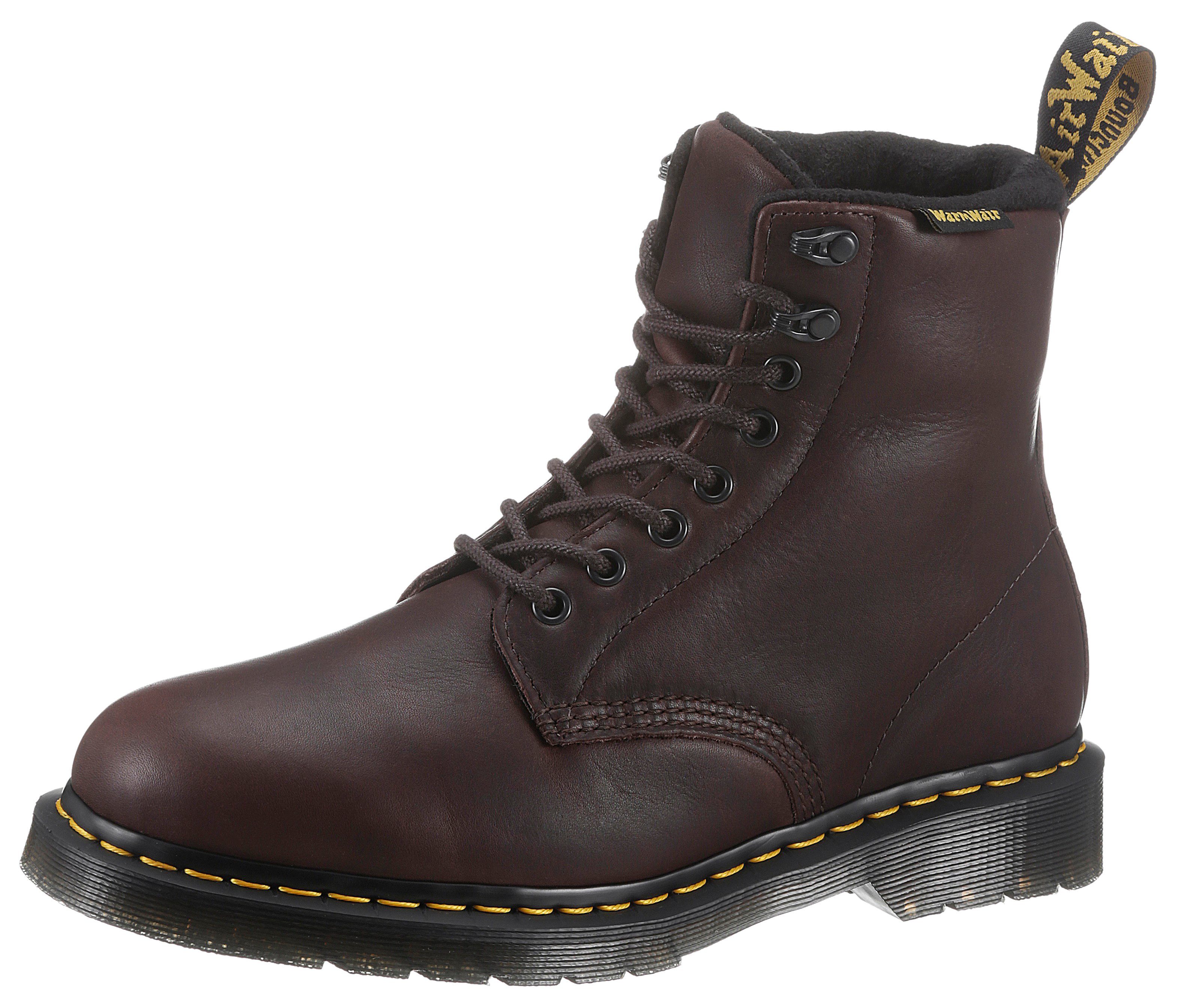 DR. MARTENS 1460 PASCAL 8 EYE BOOT Schnürboots mit Kontrast-Rahmennaht