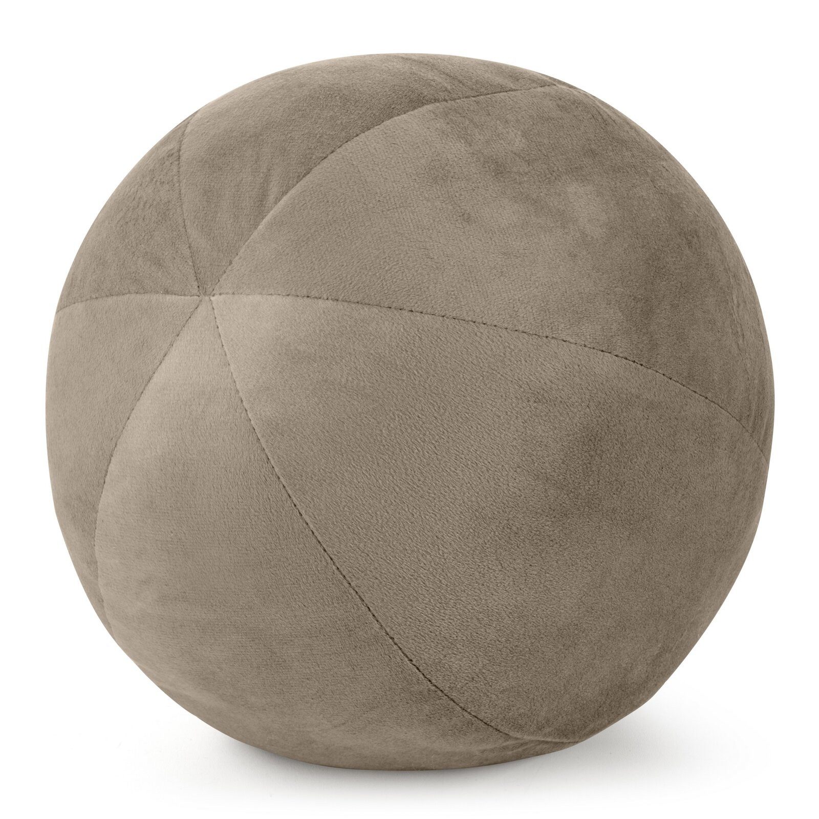 Eurofirany Dekokissen Kugelkissen Kugelformiges Kissen Ball Samt Velvet, besonders weich, dekorativ und designvoll 24 cm
