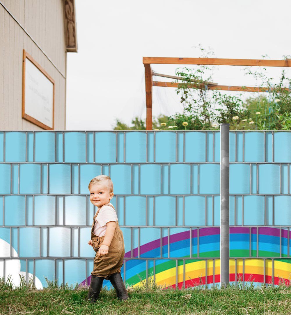 MyMaxxi Sichtschutzstreifen Sichtschutzstreifen Regenbogen Vogel Sichtschut günstig online kaufen