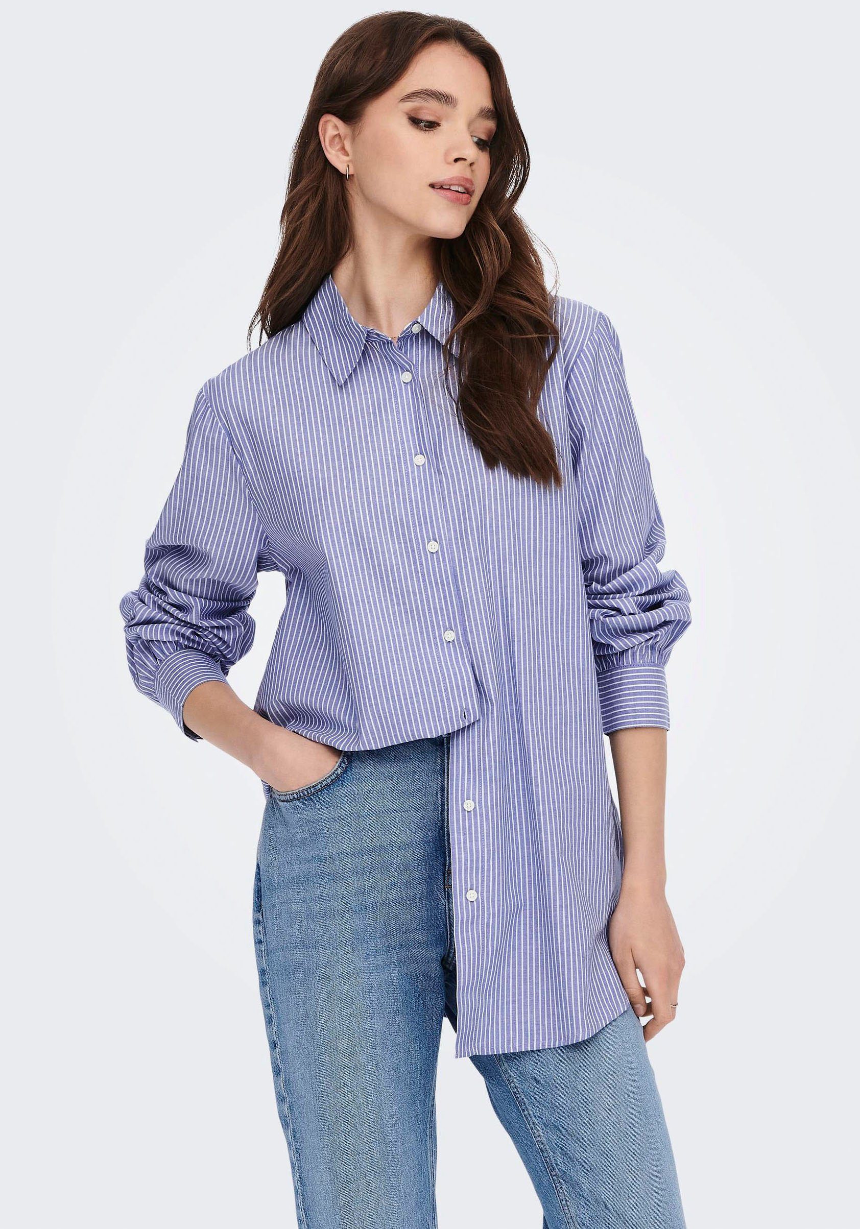 Only Longbluse »ONLNORA NEW STRIPE L/S SHIRT« | OTTO