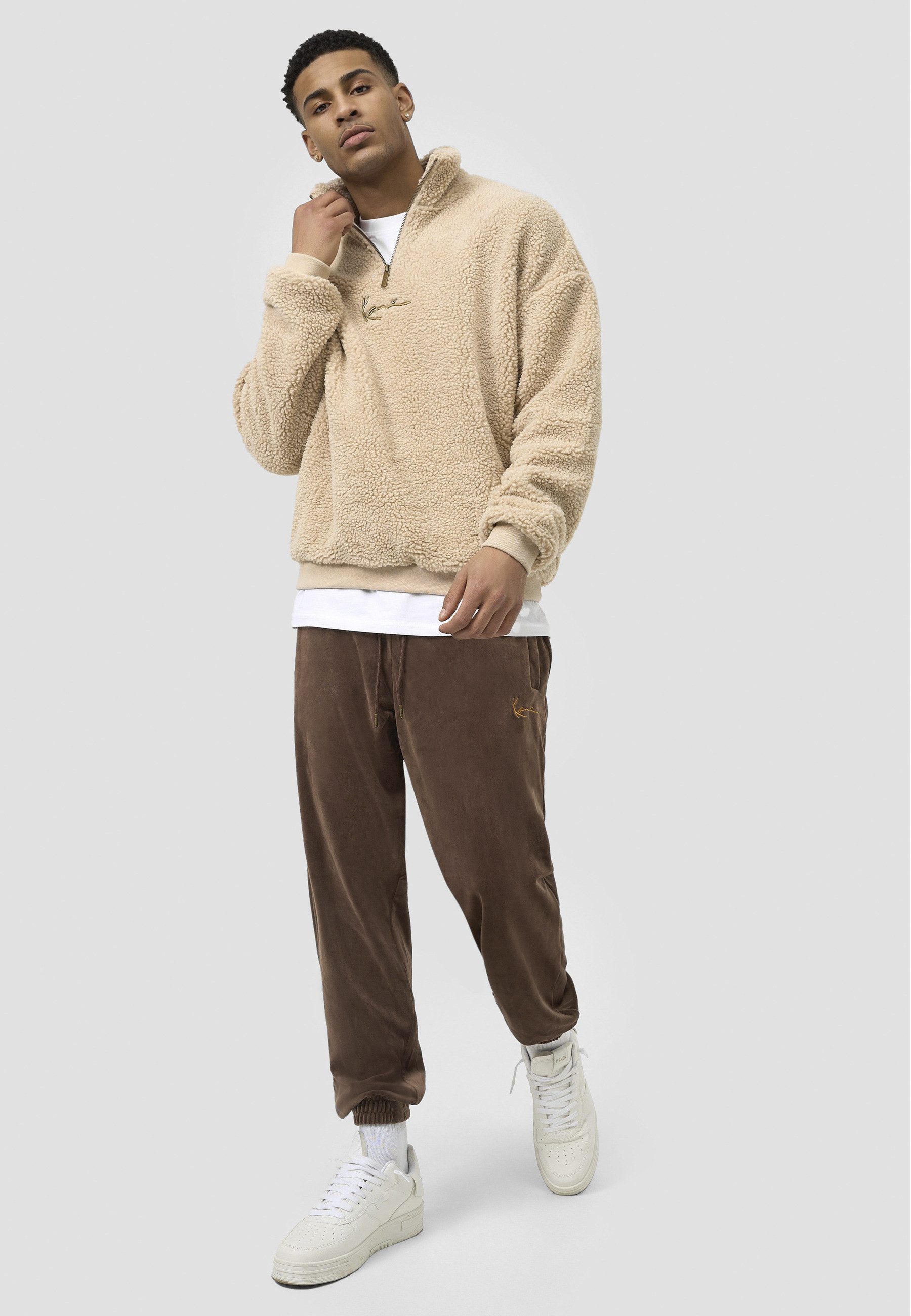 Karl Kani Sweater Karl Kani Herren KM213-063-1 Small Signature Teddy Troyer (1-tlg)