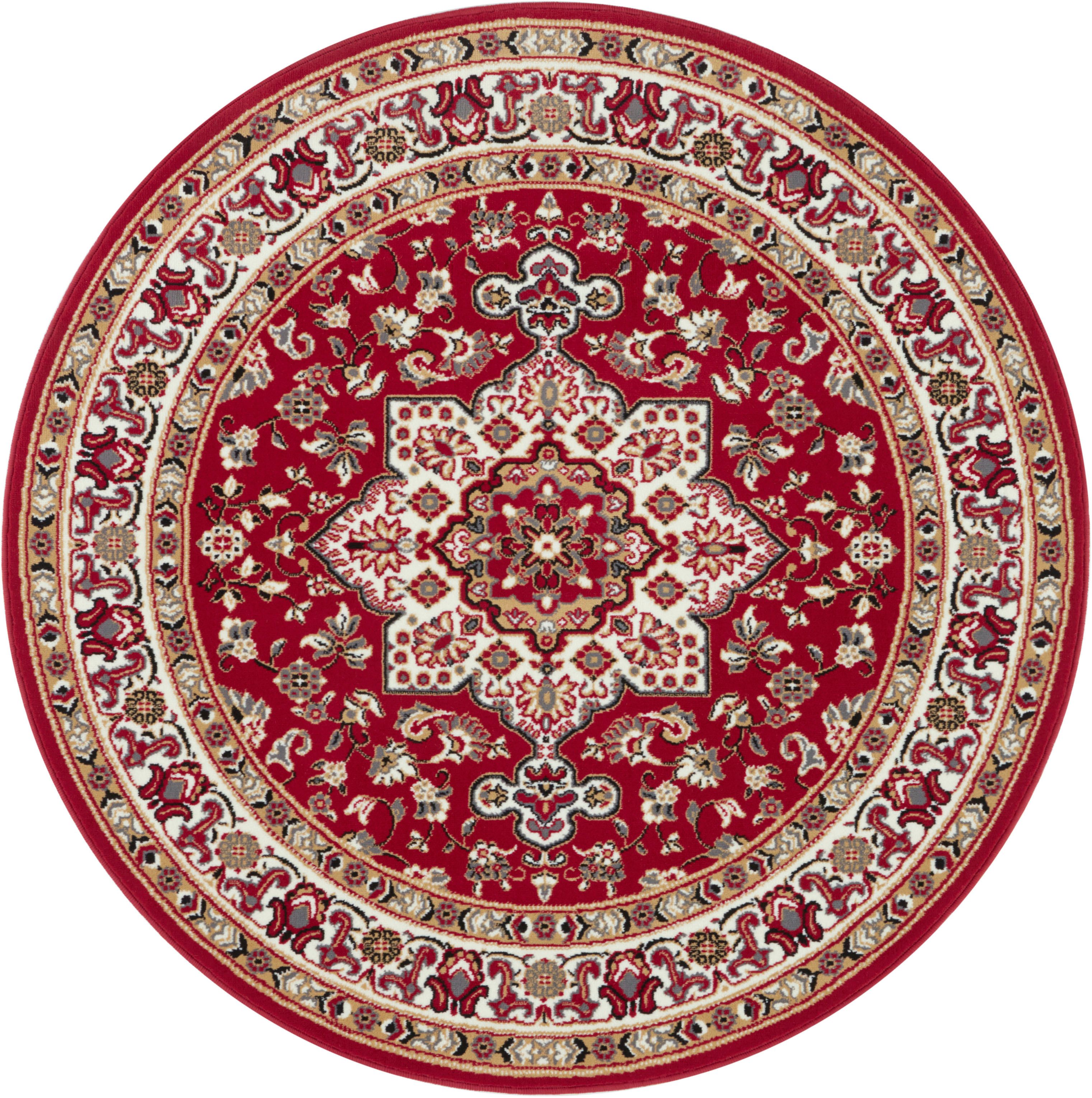 HANSE Home Teppich Parun Täbriz, rund, Höhe: 9 mm, Kurzflor, Orient, Teppic günstig online kaufen