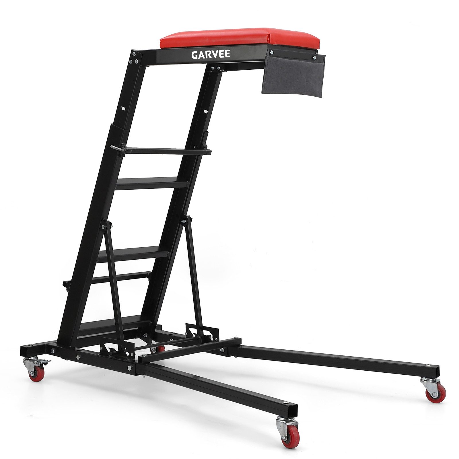 GarveeMore Wagenheber Schwerlast-Rollbrett 181 kg, höhenverstellbar, klappbar, mit Rollen