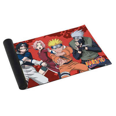 japanime games Sammelkarte Naruto Shipudden - Playmat / Game Mat Standard Size - Kakashi Team, mit Kakashi, Naruto, Sasuke & Sakura - Standard Size