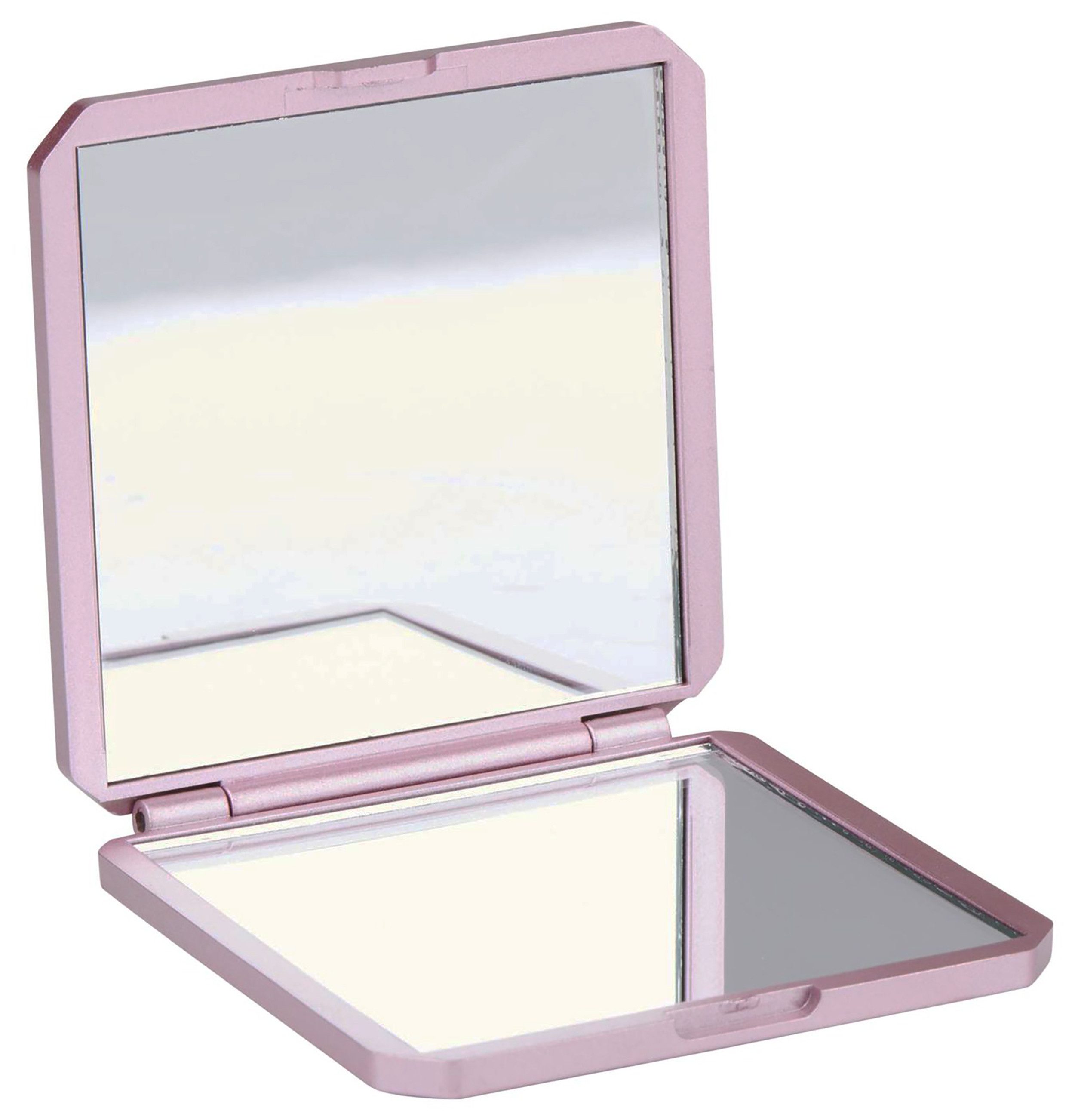 Touch of Beauty Taschenspiegel TASCHENSPIEGEL doppelseitig klappbar Kosmetikspiegel 51 (Lila), Handspiegel Schminkspiegel Make-up Spiegel