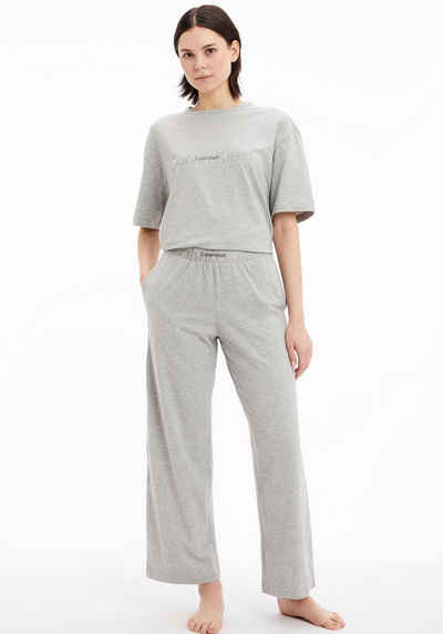 Calvin Klein Underwear Schlafanzug »S/S PANT SET« (2 tlg) mit Calvin Klein Logo-Schriftzug