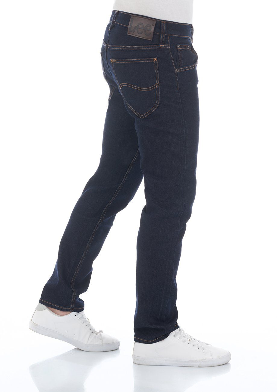Lee® Straight-Jeans Herren Jeanshose Daren Zip Fly Regular Fit Denim Hose mit Stretch