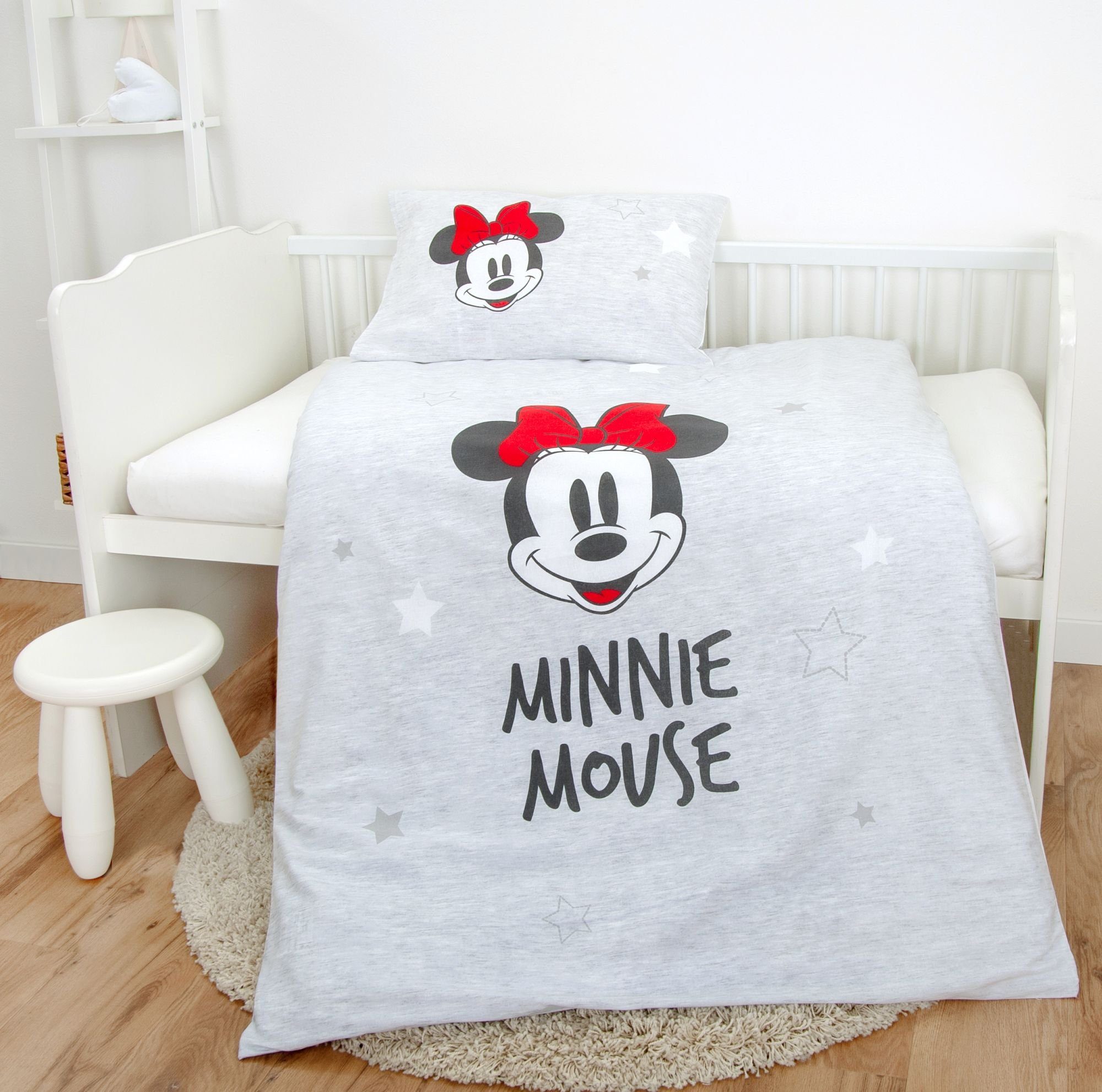 Herding Babybettwäsche Disney Minnie Mouse Sterne günstig online kaufen