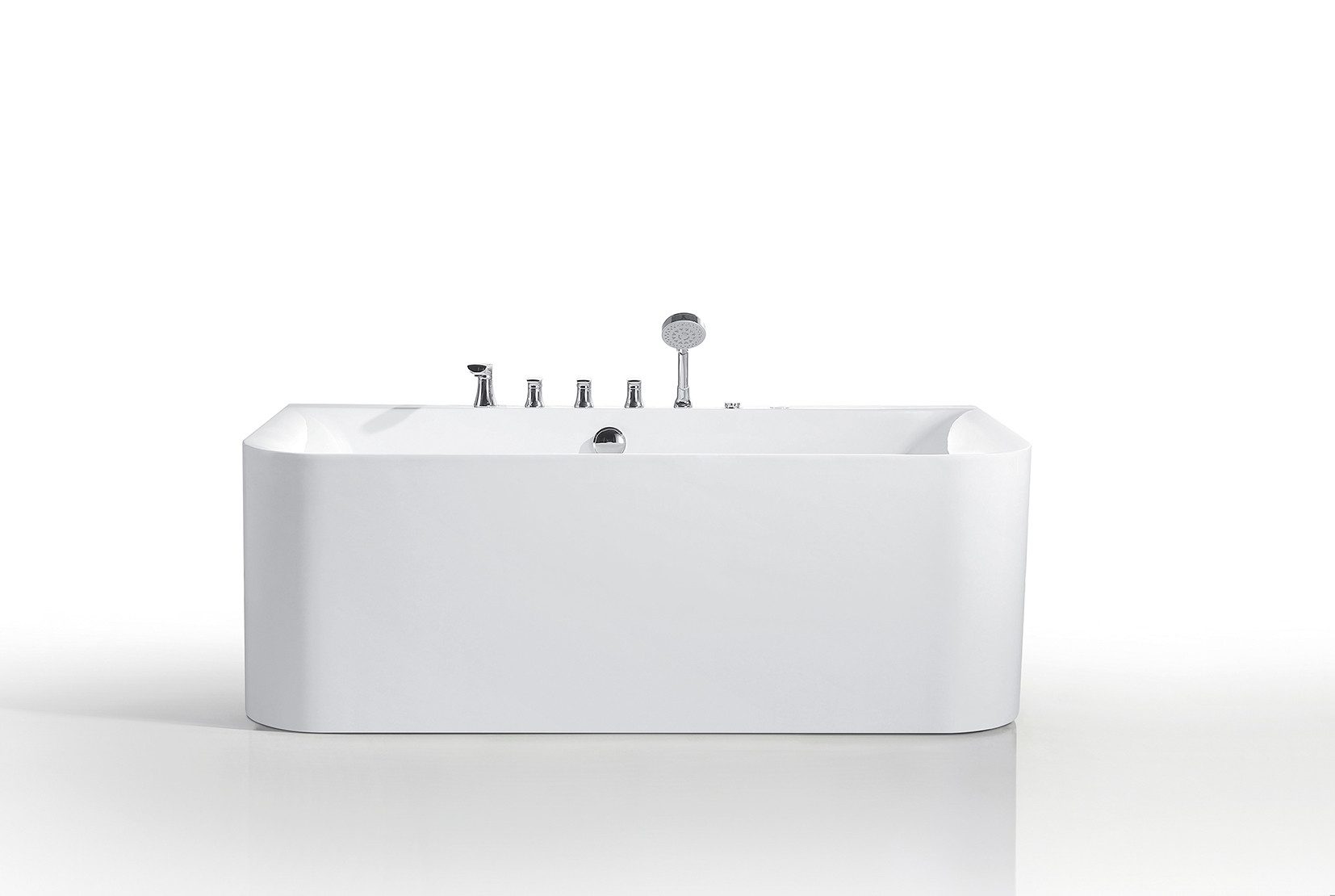 Thumbnail - JVmoebel Whirlpool-Badewanne Home Spa Indoor Badewanne Whirlwanne Whirlpool Weiß Wanne Relax, (1-tlg), Made in Europa