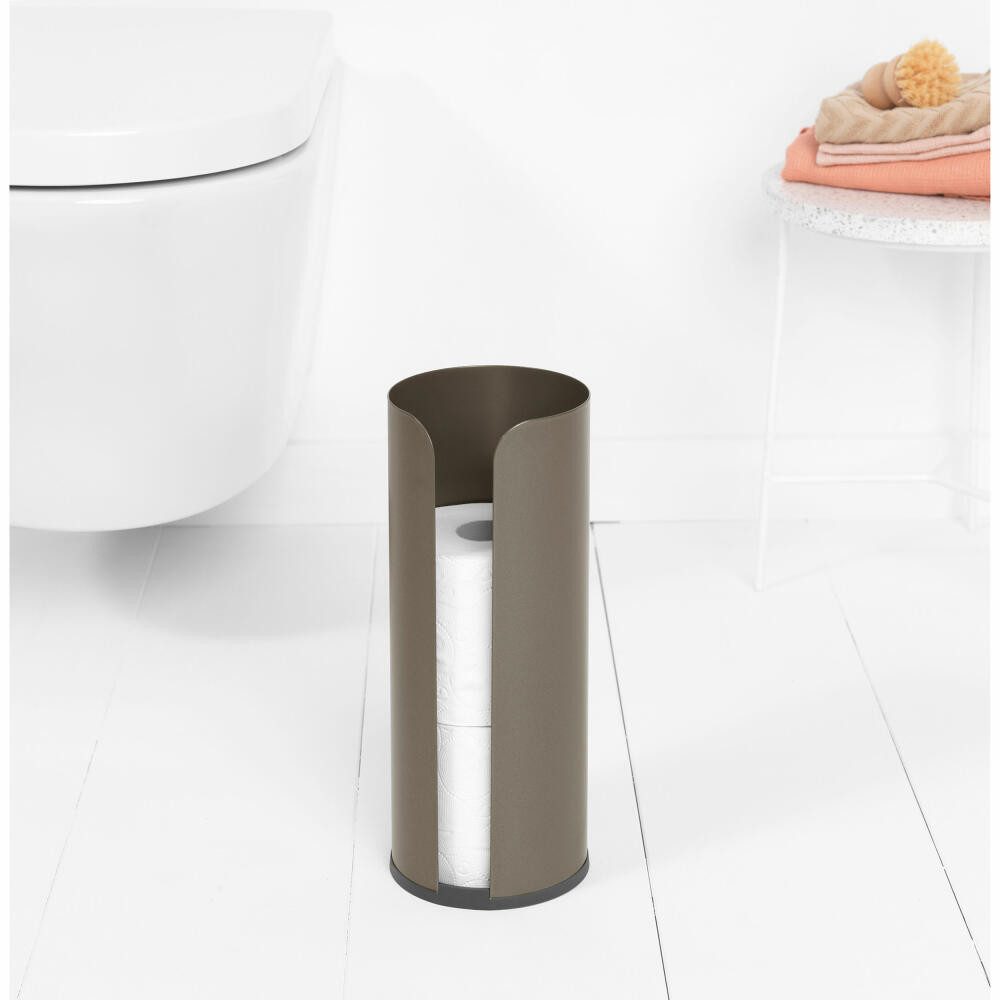 Brabantia Toiletten-Ersatzrollenhalter ReNew, Platinum