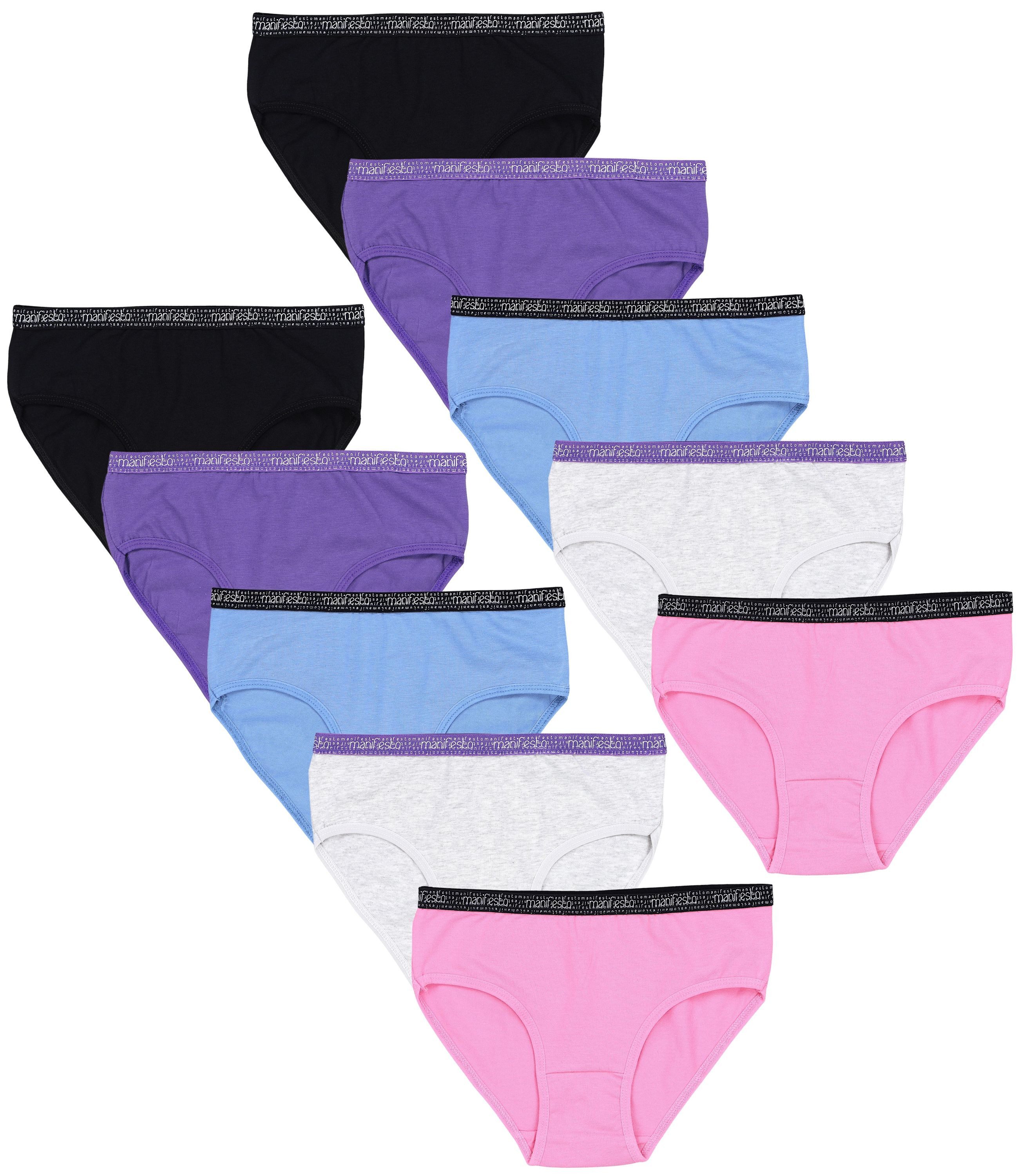 TupTam Slip TupTam Mädchen Slips mit Aufdruck 10er Pack