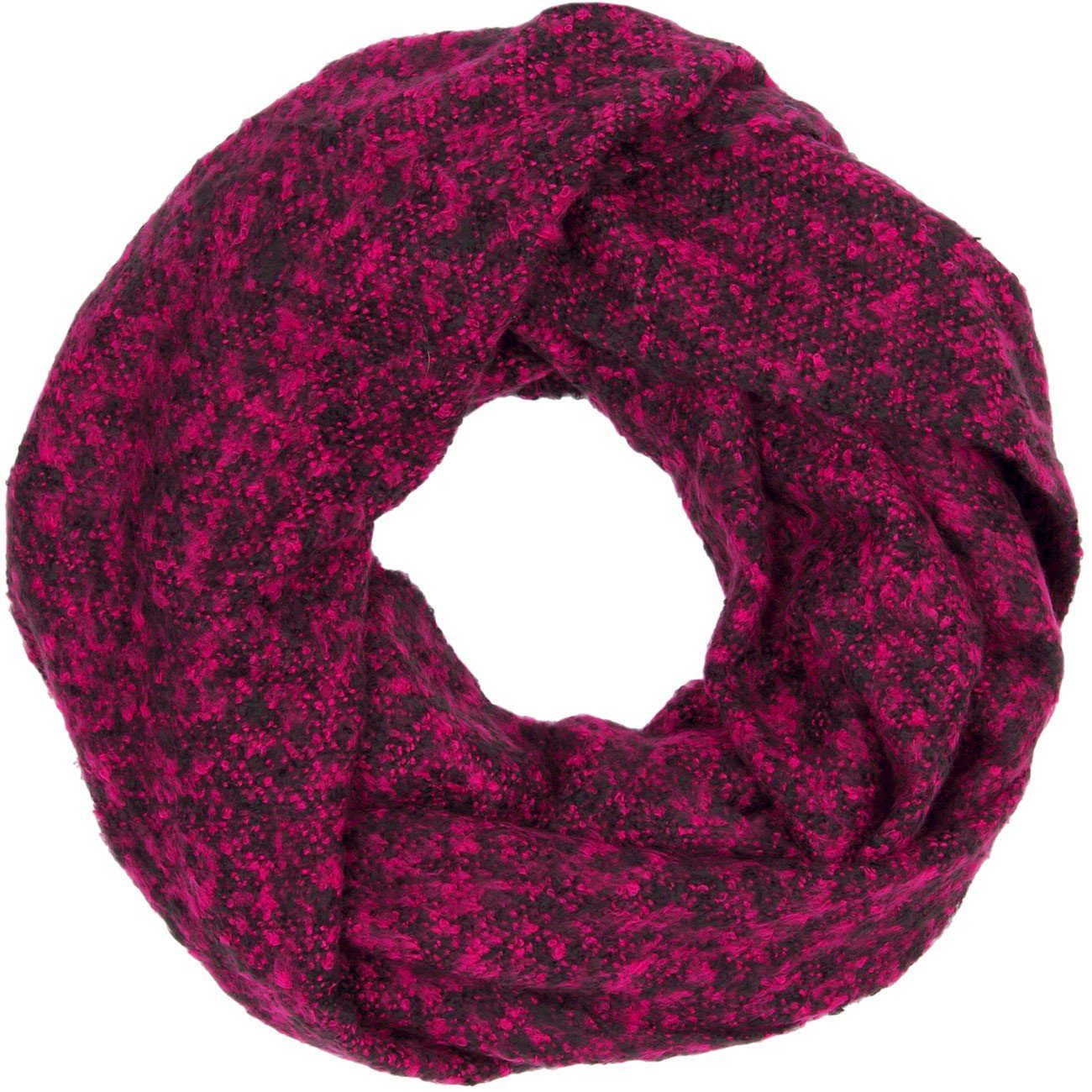 Caspar Loop SC349 warmer Damen Loop / Schlauchschal hell meliert günstig online kaufen