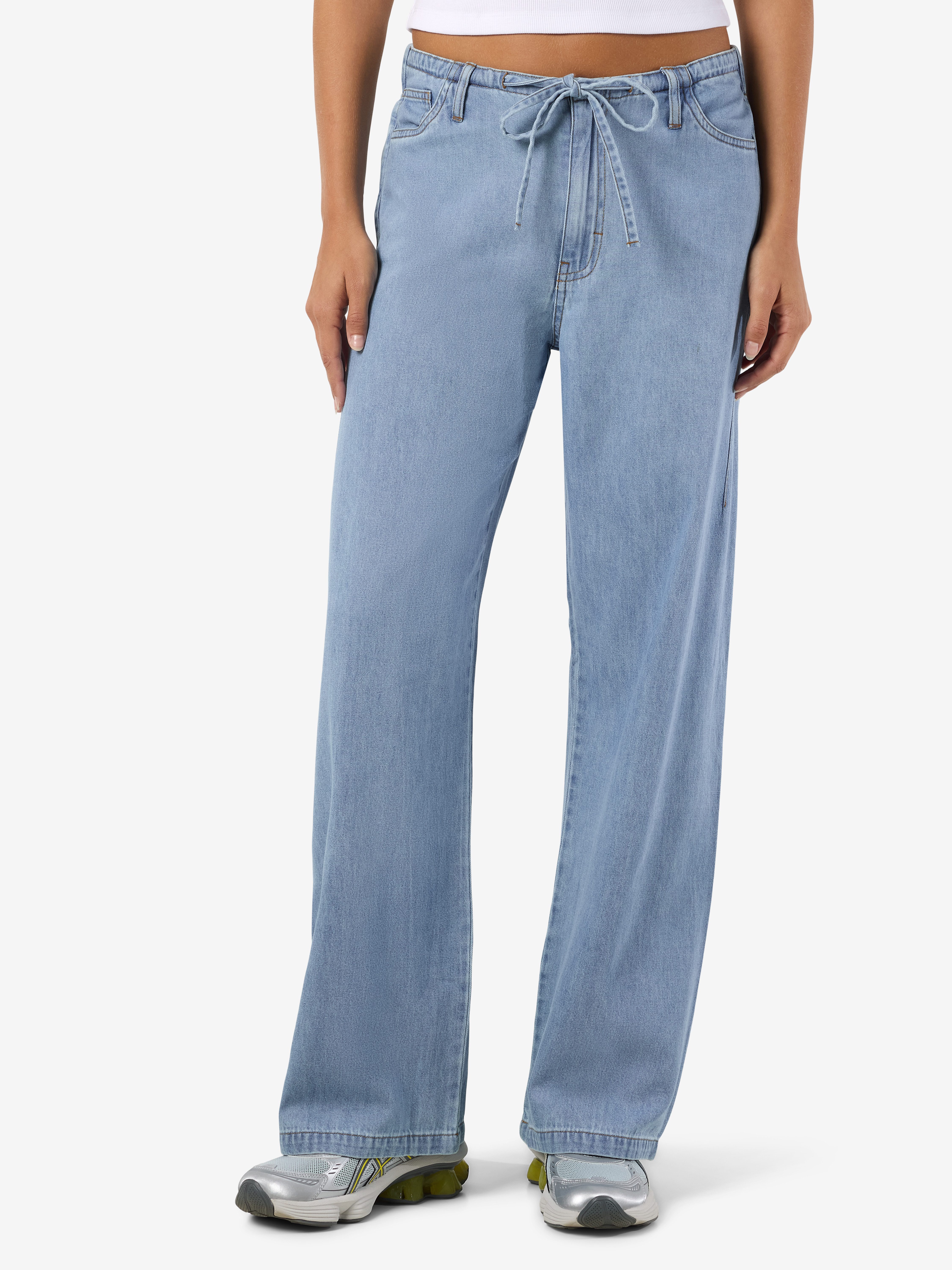 Noisy may Gerade Jeans NMRINE NW WIDE PANTS MG008LB NOOS