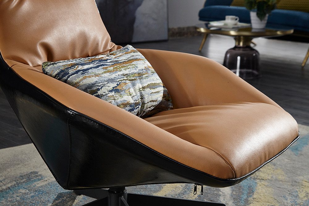 Xlmoebel Loungesessel Designer Ohrensessel mit elegantem Design und bequemen Polstern (Sessel), Hergestellt in Europa