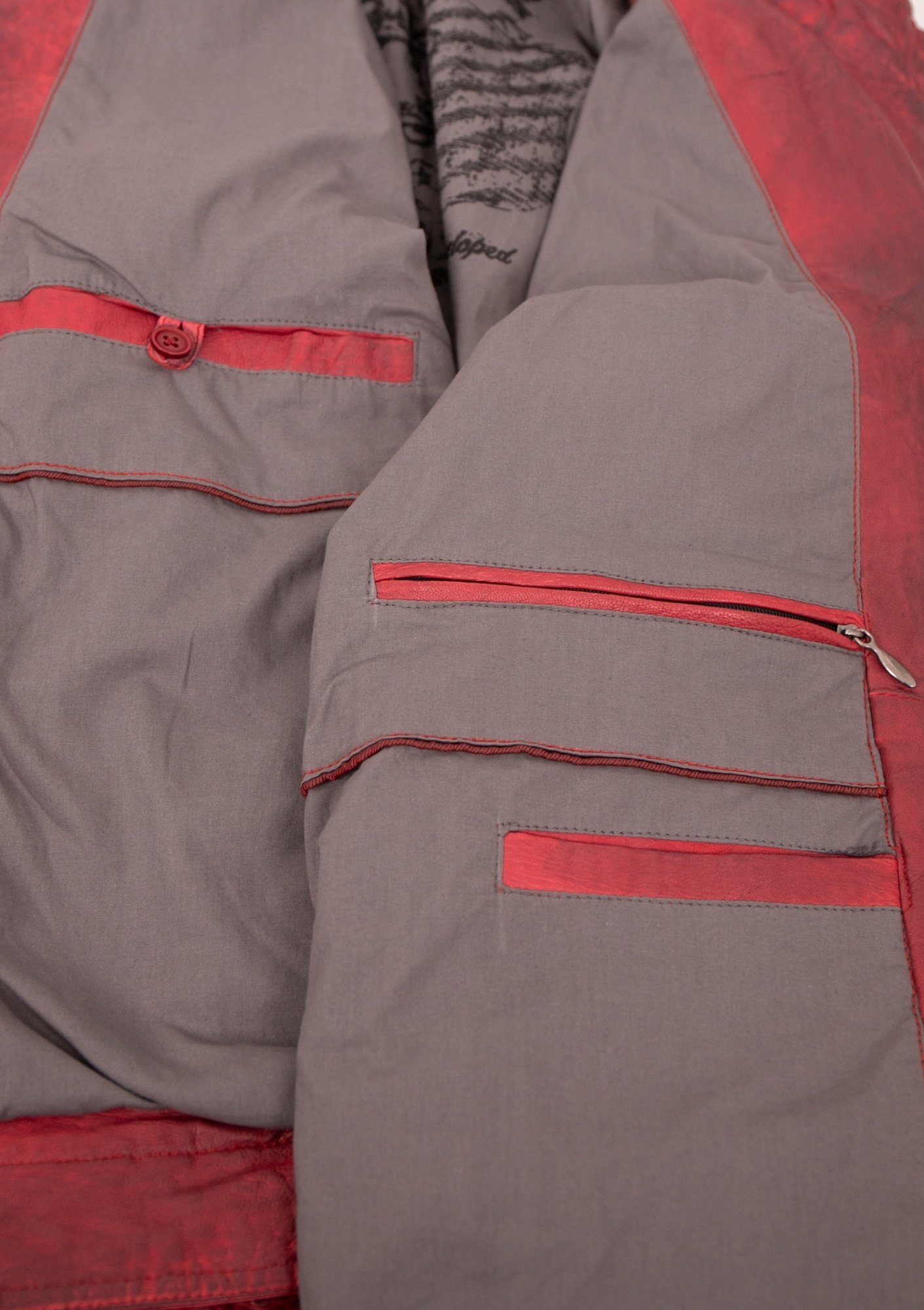 Maddox Lederjacke Alessio MADDOX - Herren Lederjacke Lammnappa dunkelrot