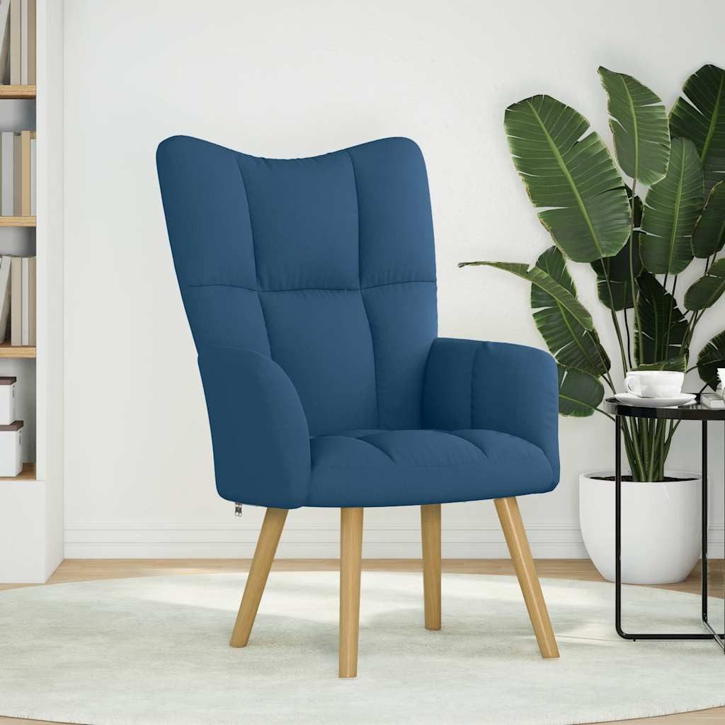 vidaXL Sessel Relaxsessel Blau Stoff (1-St) günstig online kaufen