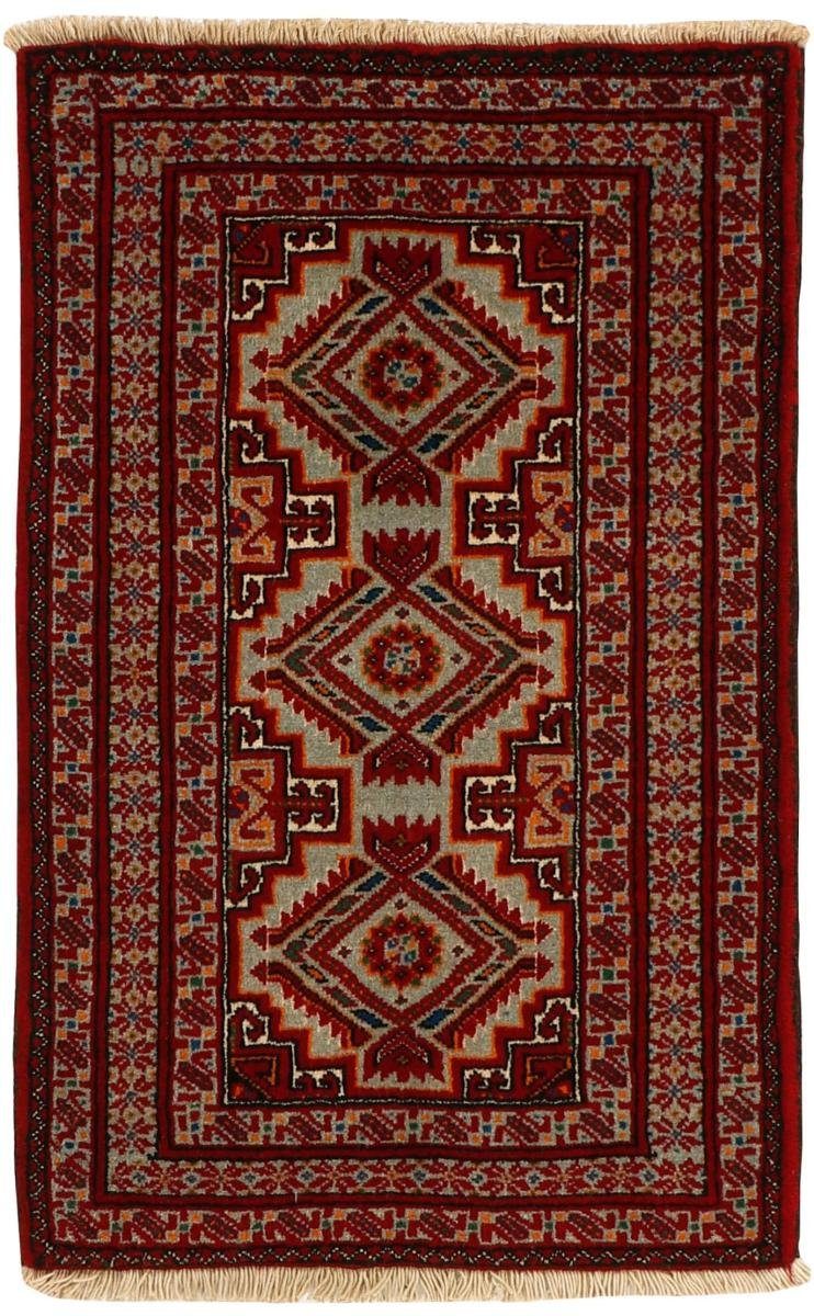 Orientteppich Belutsch 64x97 Handgeknüpfter Orientteppich / Perserteppich, Nain Trading, rechteckig, Höhe: 6 mm