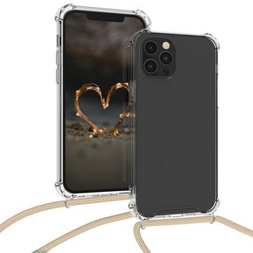 kwmobile Handyhülle Necklace Case für Apple iPhone 12 Pro Max, Hülle Silikon mit Handykette - Band Handyhülle