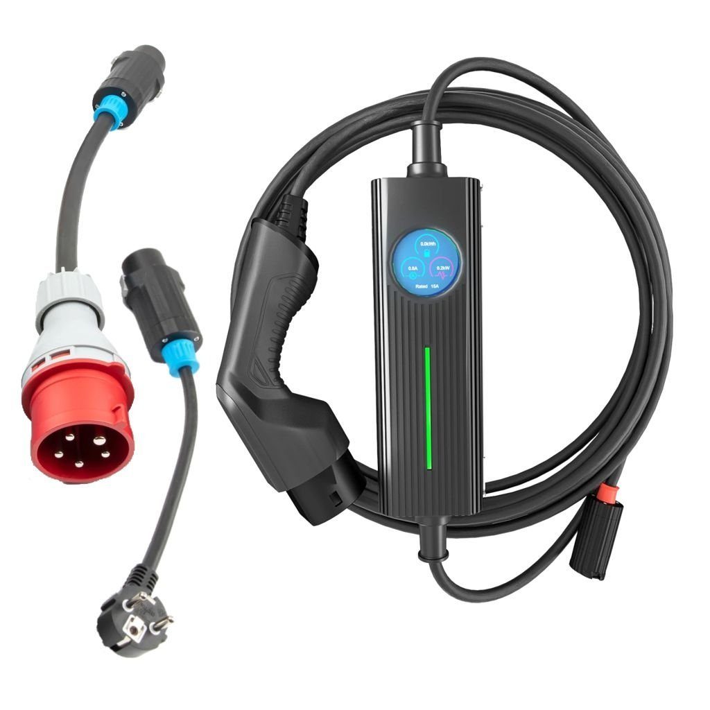 EVFUEL Typ 2 Ladekabel für EV Elektroautos 32A & 7.2KW Typ 2 auf Typ 2 EV  Ladegerät, 5 Meter, CE,Kostenlose Tragetasche(32A-T2-5M-1Phasig) :  : Auto & Motorrad