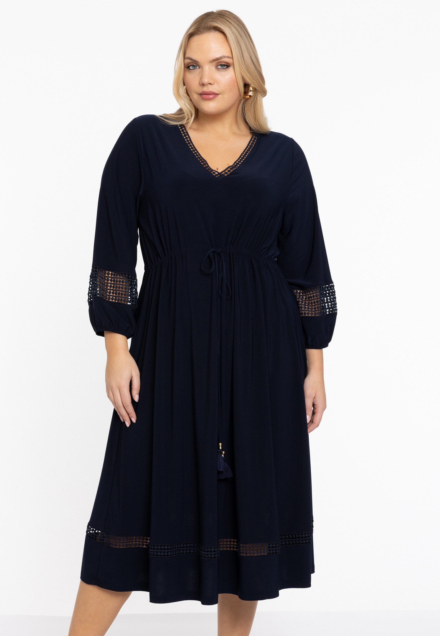 A-Linien-Kleid Damen Kleid Große Größen