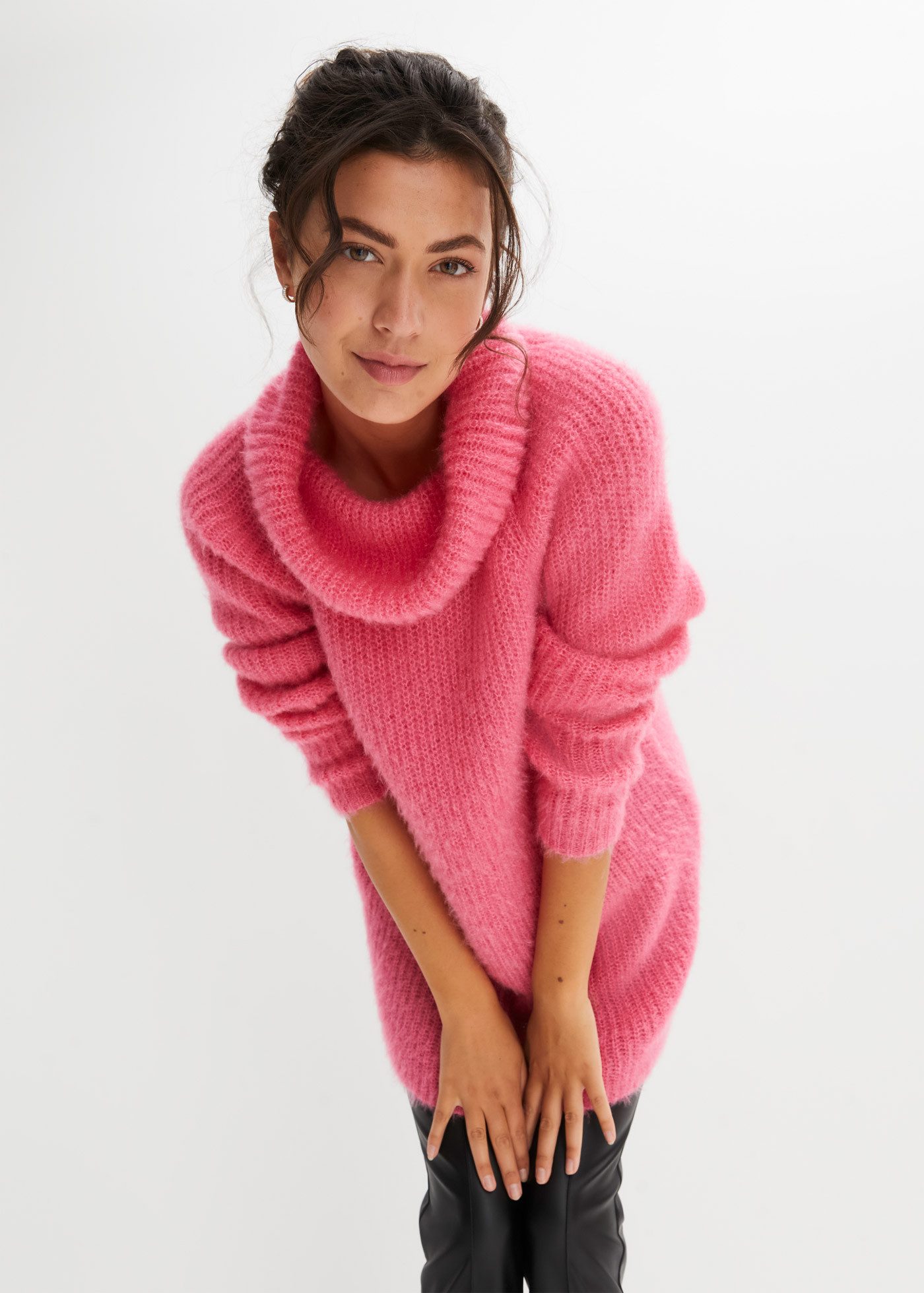 bonprix Rollkragenpullover Oversize-Rollkragenpullover