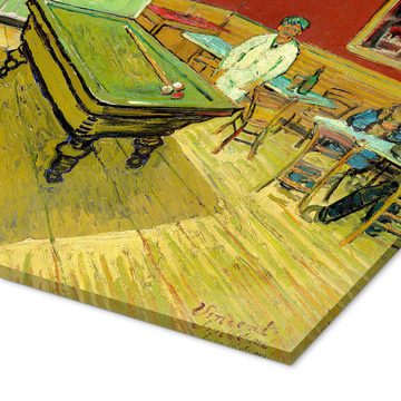 Posterlounge Acrylglasbild Vincent van Gogh, Nachtcafé in Arles, Wohnzimmer Malerei