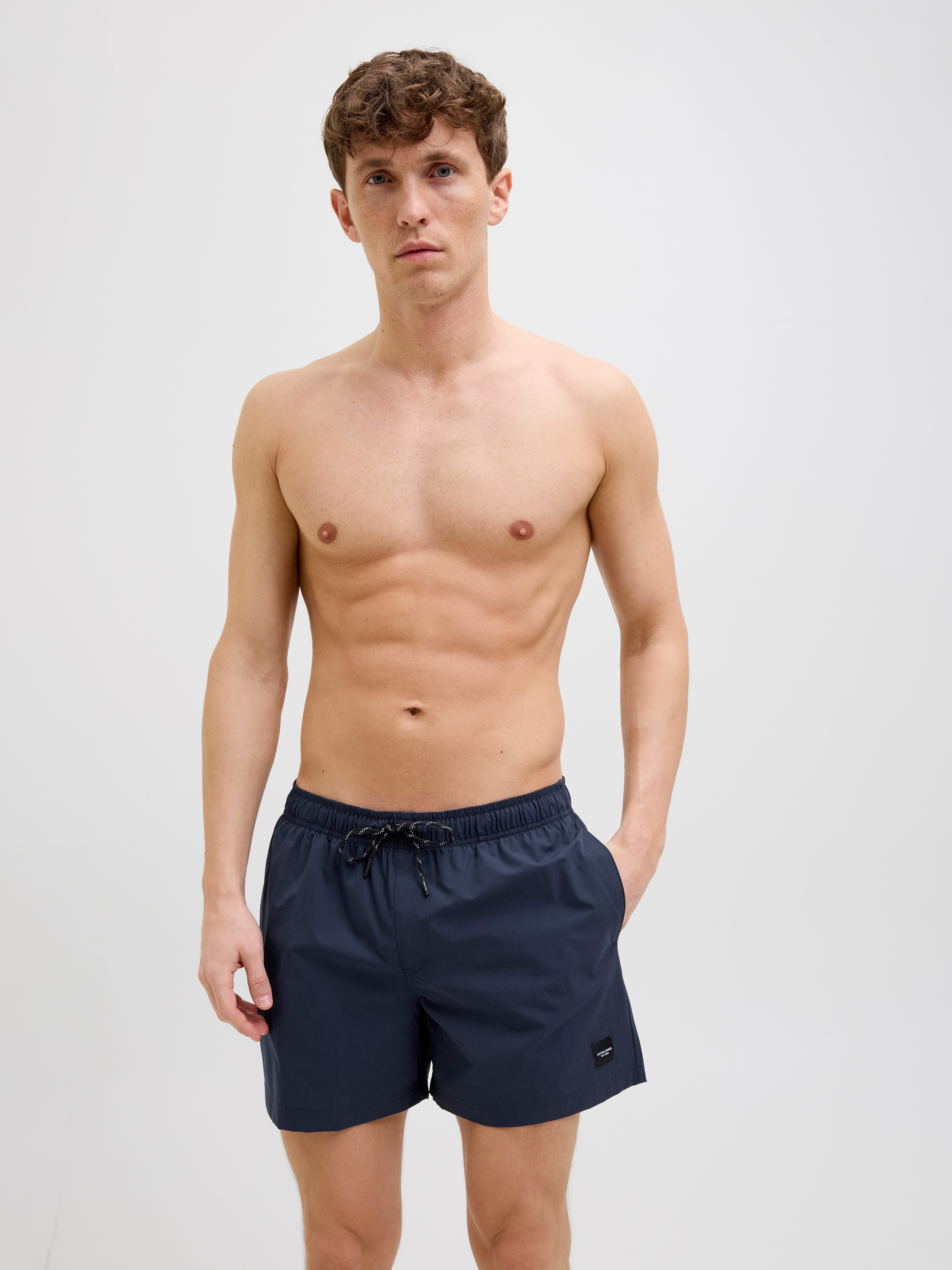 Jack & Jones Herren Badehose Badeshort JPSTMAUI JJSWIM SOLID günstig online kaufen