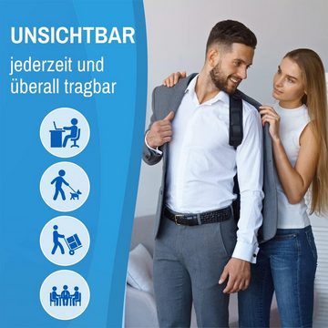 XDeer Rückenbandage Haltungskorrektur Rücken Geradehalter Damen und Herren, Rückenbandage Rückenstütze für Nacken Rücken Shulter