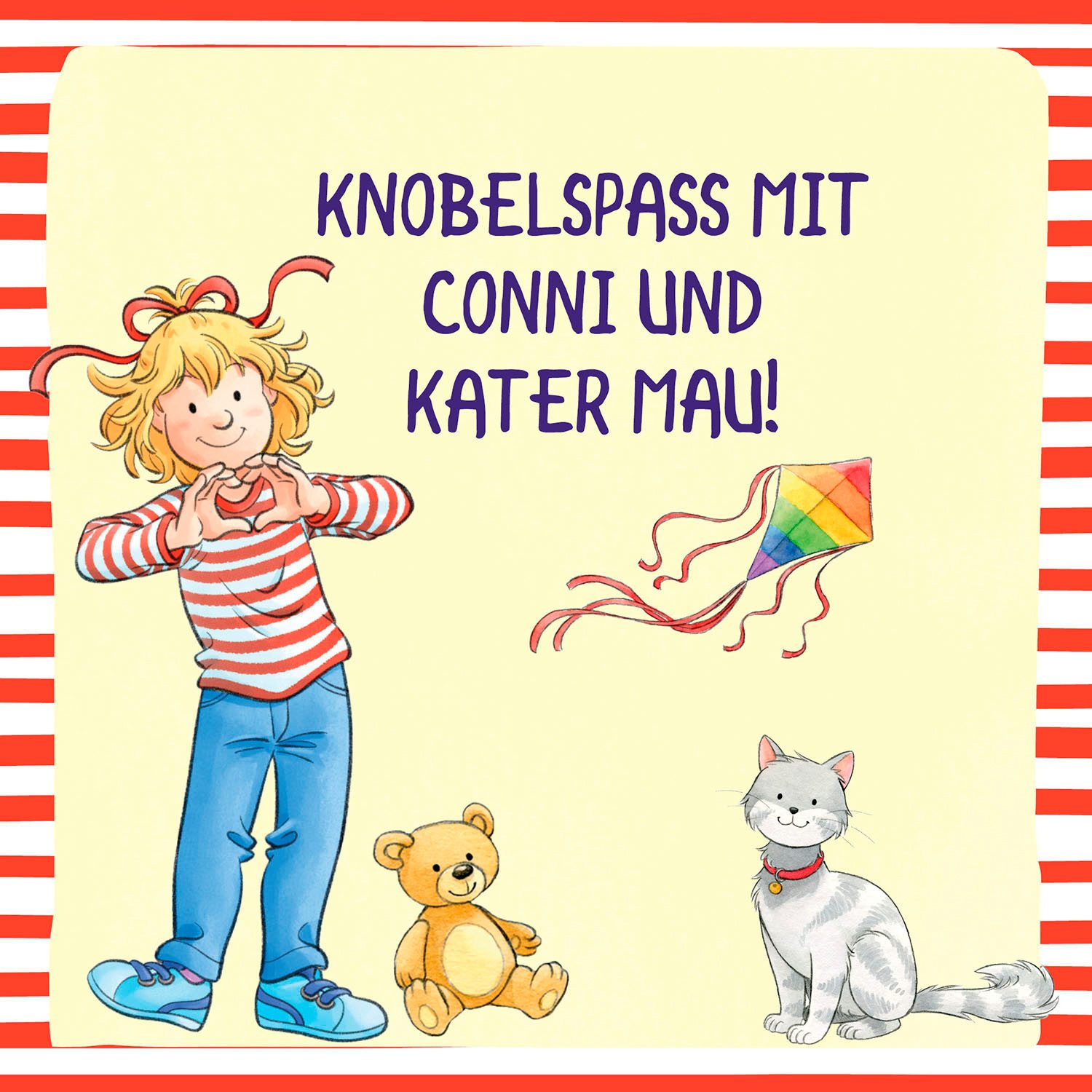Kosmos Spiel Meine Freundin Conni - Kunterbunter Knobelspaß, Denkspiel, Made in Germany