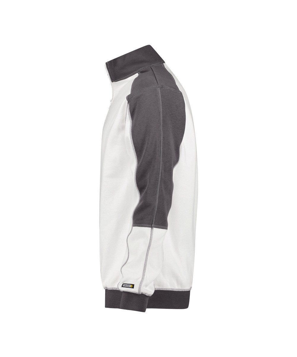 Dassy Sweatshirt Halfzip Basiel Zweifarbig mit verstärkten Nähten
