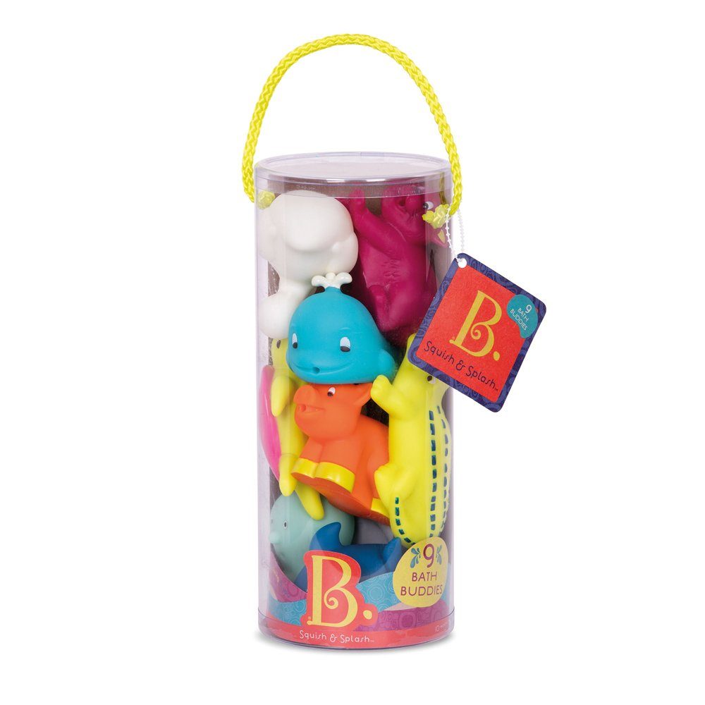 & B. B. Squish 2 Badespielzeug TOYS Splash Wasserspielzeug-Tiere Set