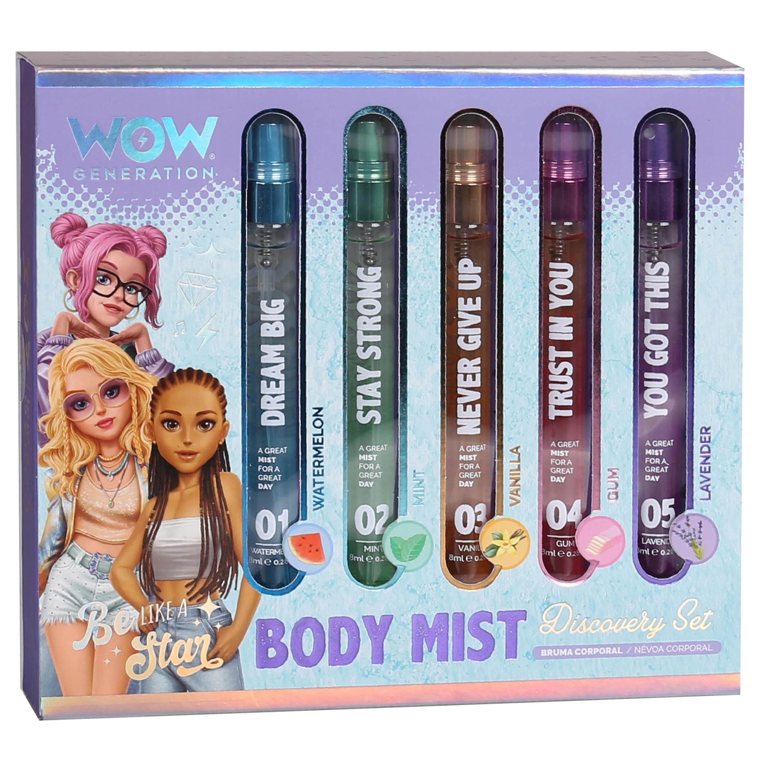 WOW GENERATION Duft-Set WOW Generation Körperduft Set für Mädchen 5-teilig