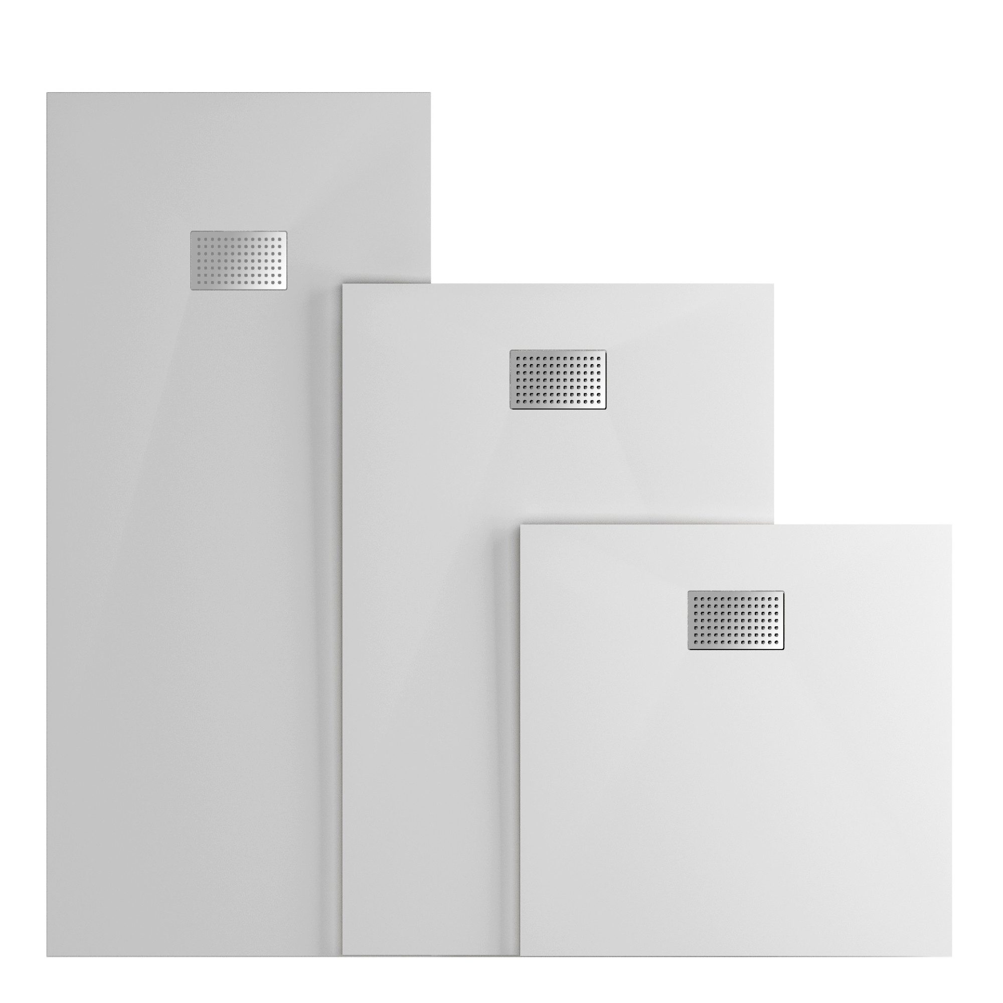 WITEN&NOCK Duschwanne Superflach SMC Duschtasse, Antirutsch, weiß/schwarz, günstig online kaufen