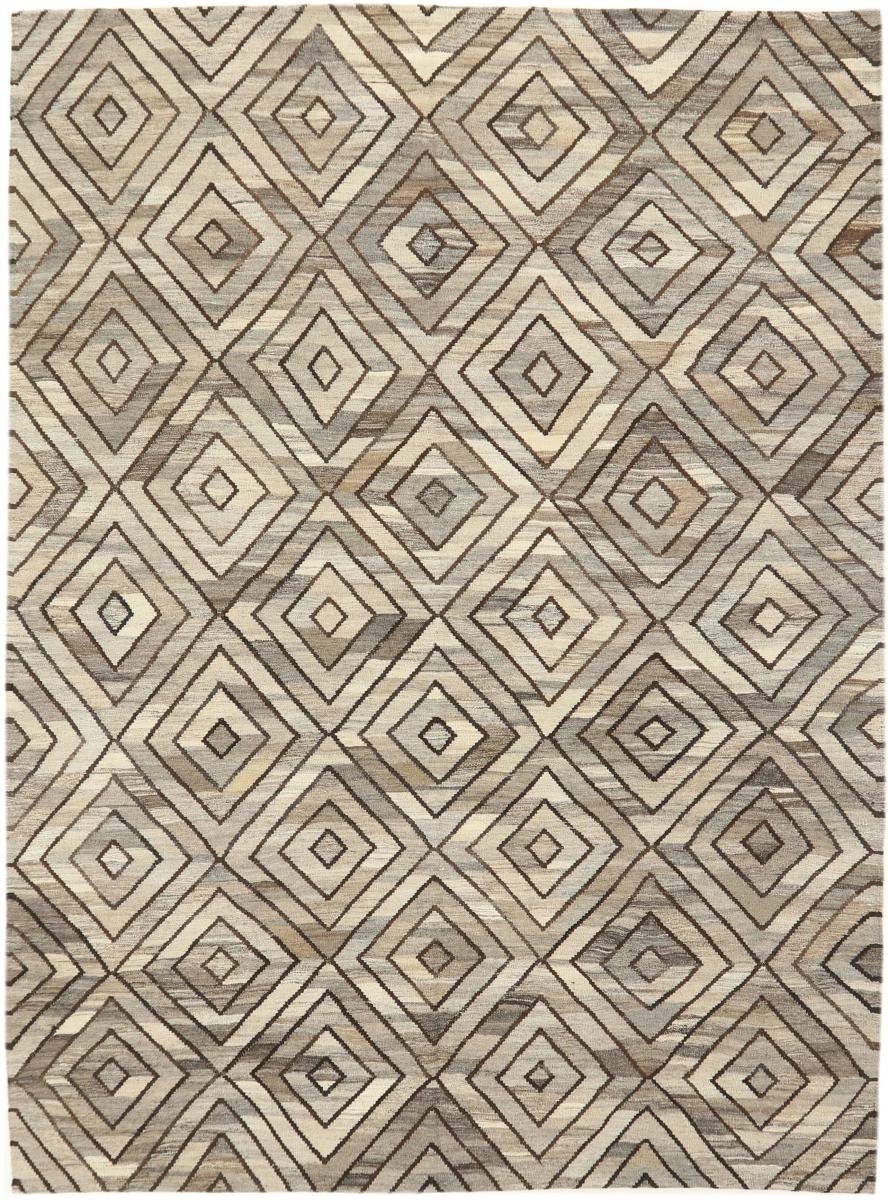 Orientteppich Kelim Berber Design 217x293 Handgewebter Moderner Orientteppich, Nain Trading, rechteckig, Höhe: 3 mm