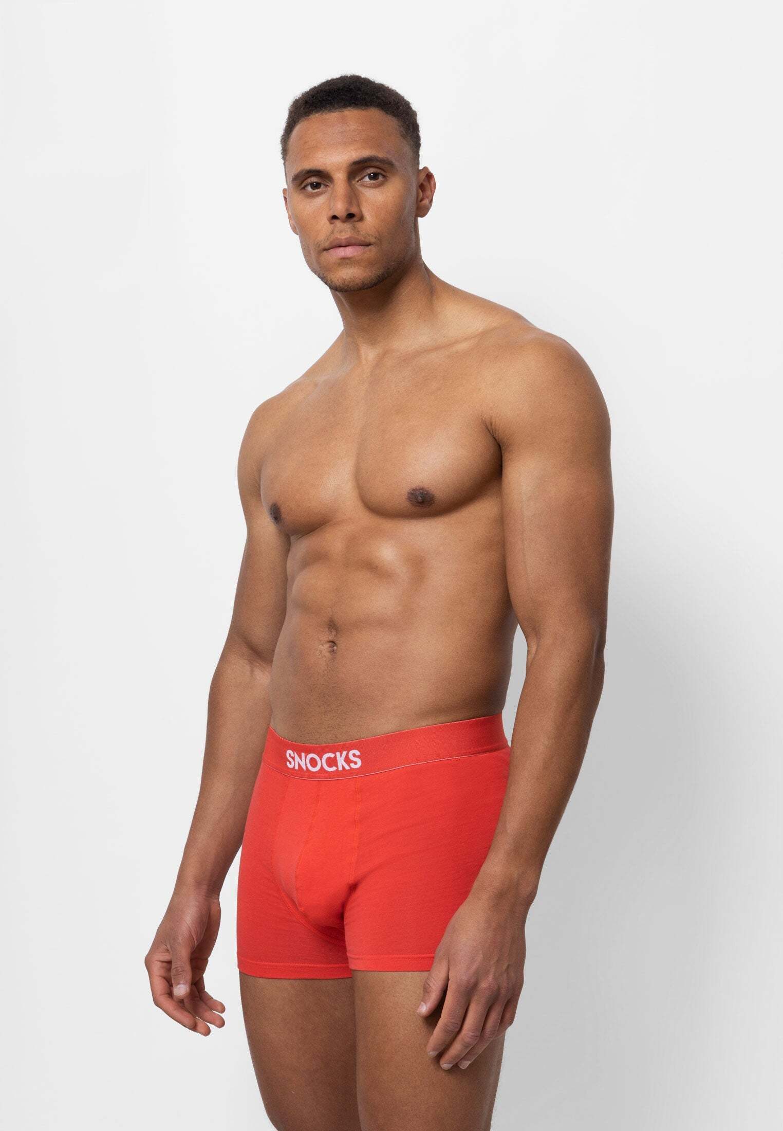 SNOCKS Boxershorts Enge Pants Herren Unterhose (3-St) aus Bio-Baumwolle, ohne kratzenden Zettel