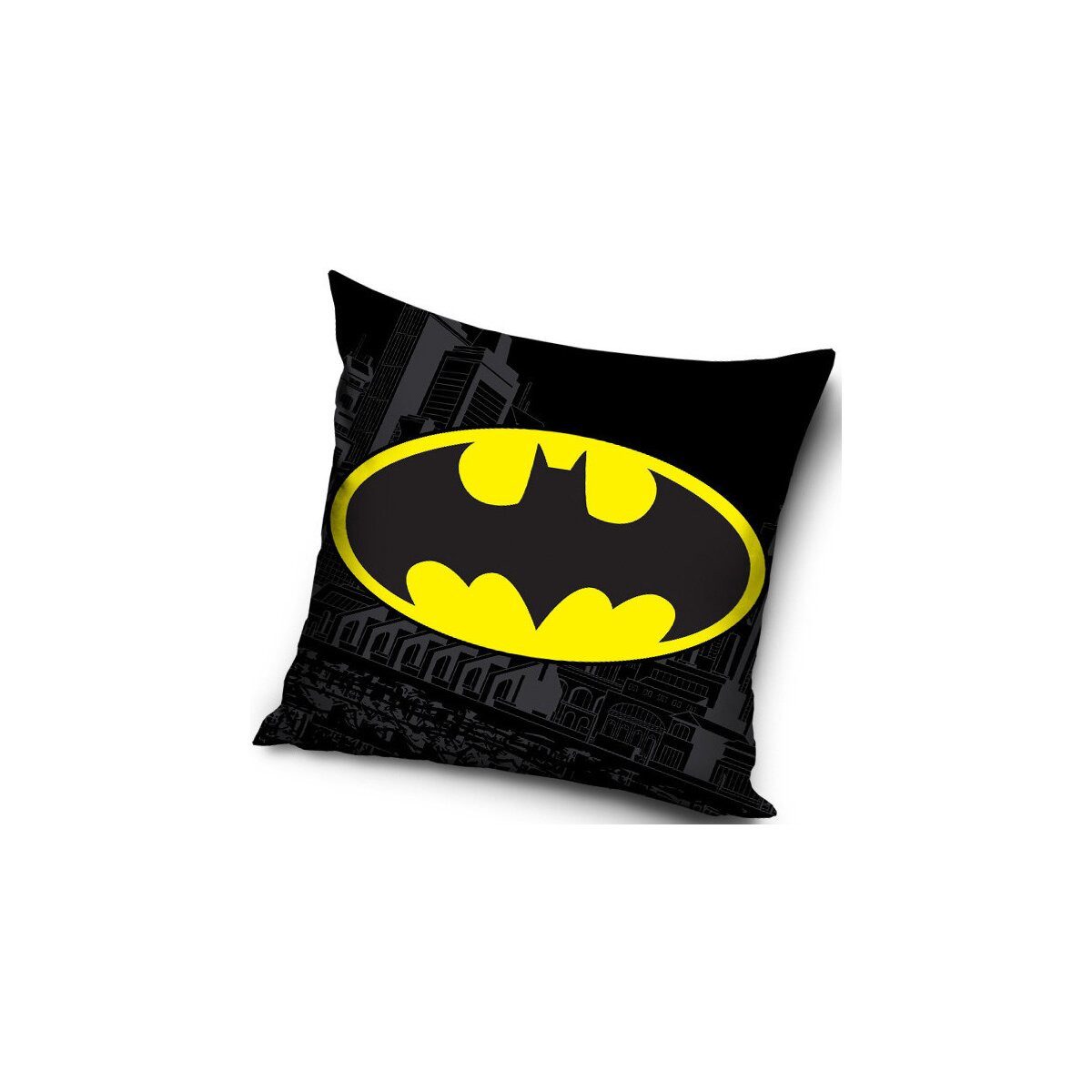Batman Kissenbezug Batman Kissenbezug 40x40cm Samt Schwarz DC Comics günstig online kaufen