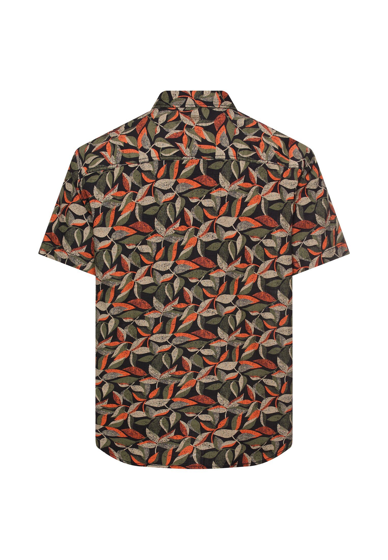 camel active Kurzarmhemd mit floralem Muster und Button-Down-Kragen günstig online kaufen