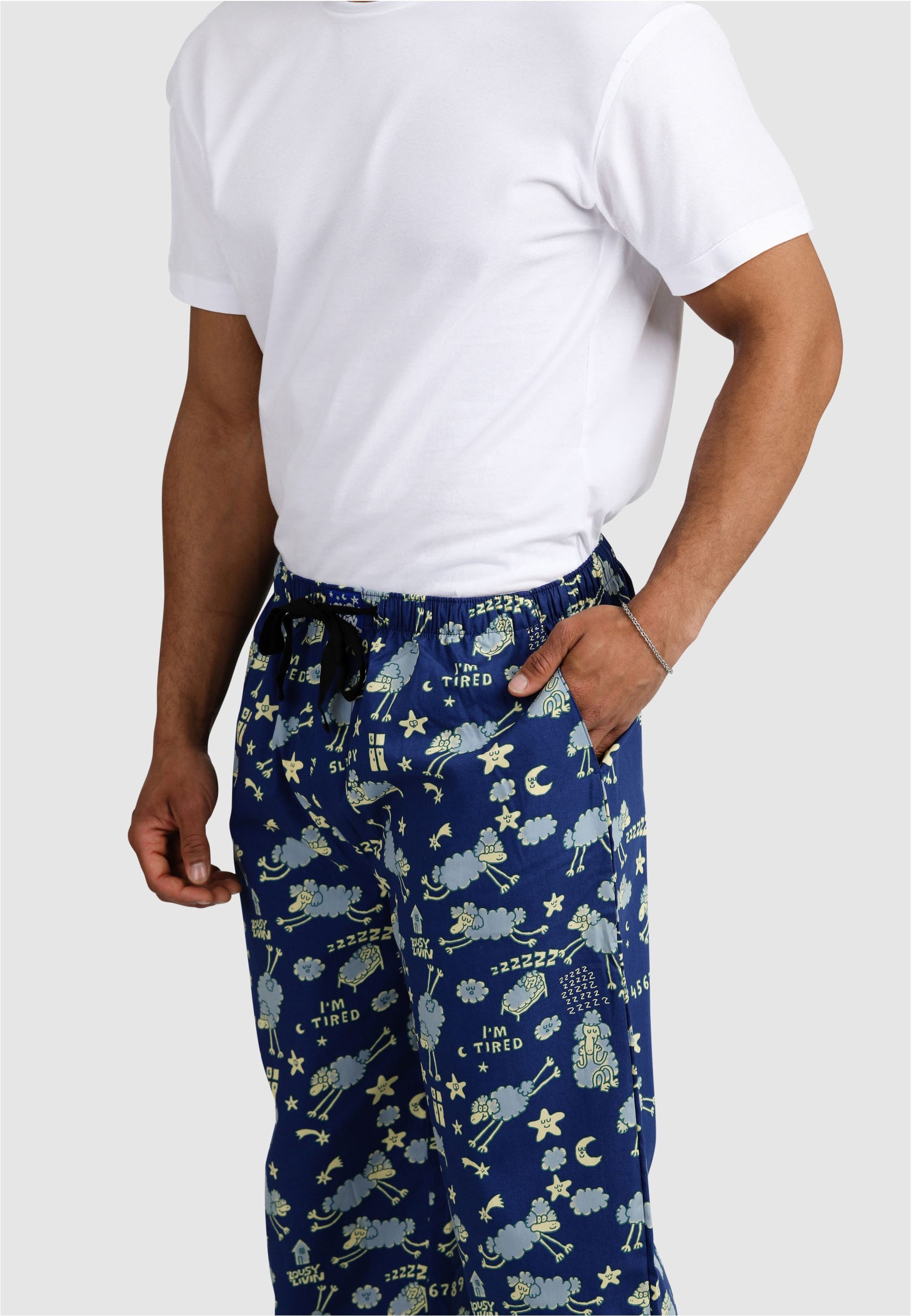 Lousy Livin Schlafhose Pants Sheep mit lockerem Schnitt