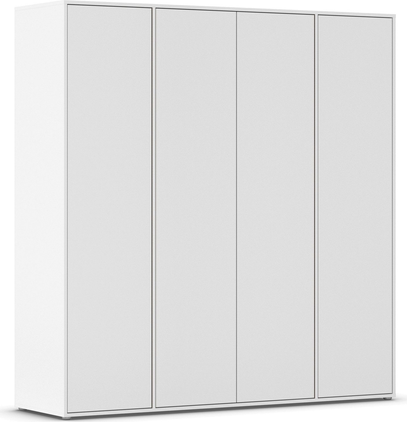 rauch Drehtürenschrank Kleiderschrank Schrank Garderobe Wäscheschrank NABILA viel Stauraum (in 3 verschiedenen Ausstattungen BASIC/CLASSIC/PREMIUM) in 2 Breiten – Bild 2 von 5
