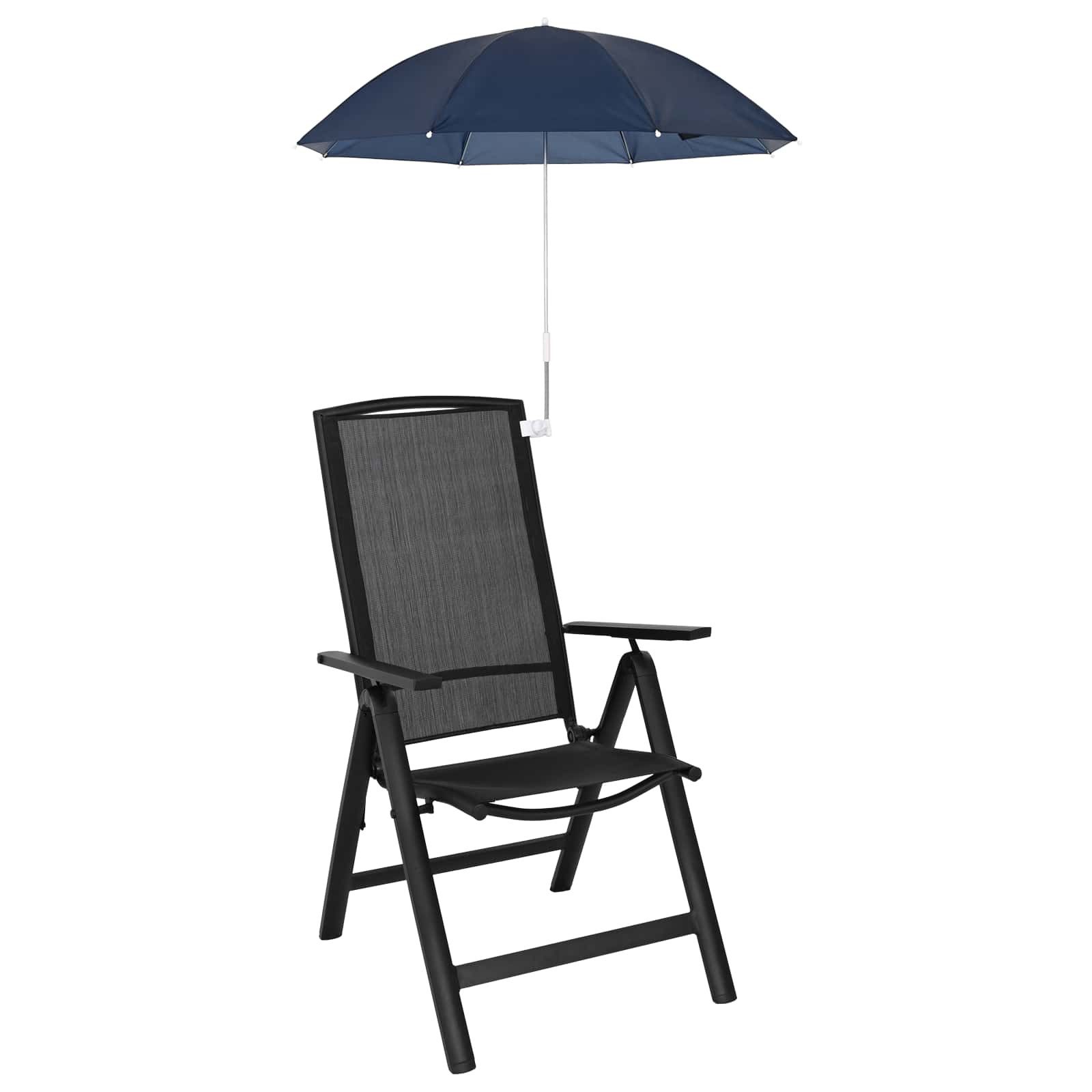 vidaXL Sonnenschirm Sonnenschirm mit Klemme Ø 105 x 86 cm 170T Polyester 2 Stk. – Bild 2 von 5